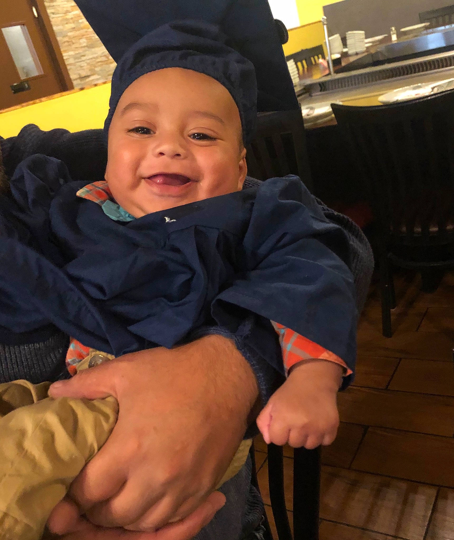 Diego joined the competition — help win amazing prizes! child, finger, headwear, joy, person, sitting, thumb, toddler