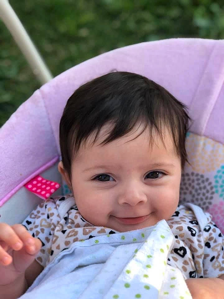 Aiyana is registered to the contest to win money with this photo: baby, child, person, toddler