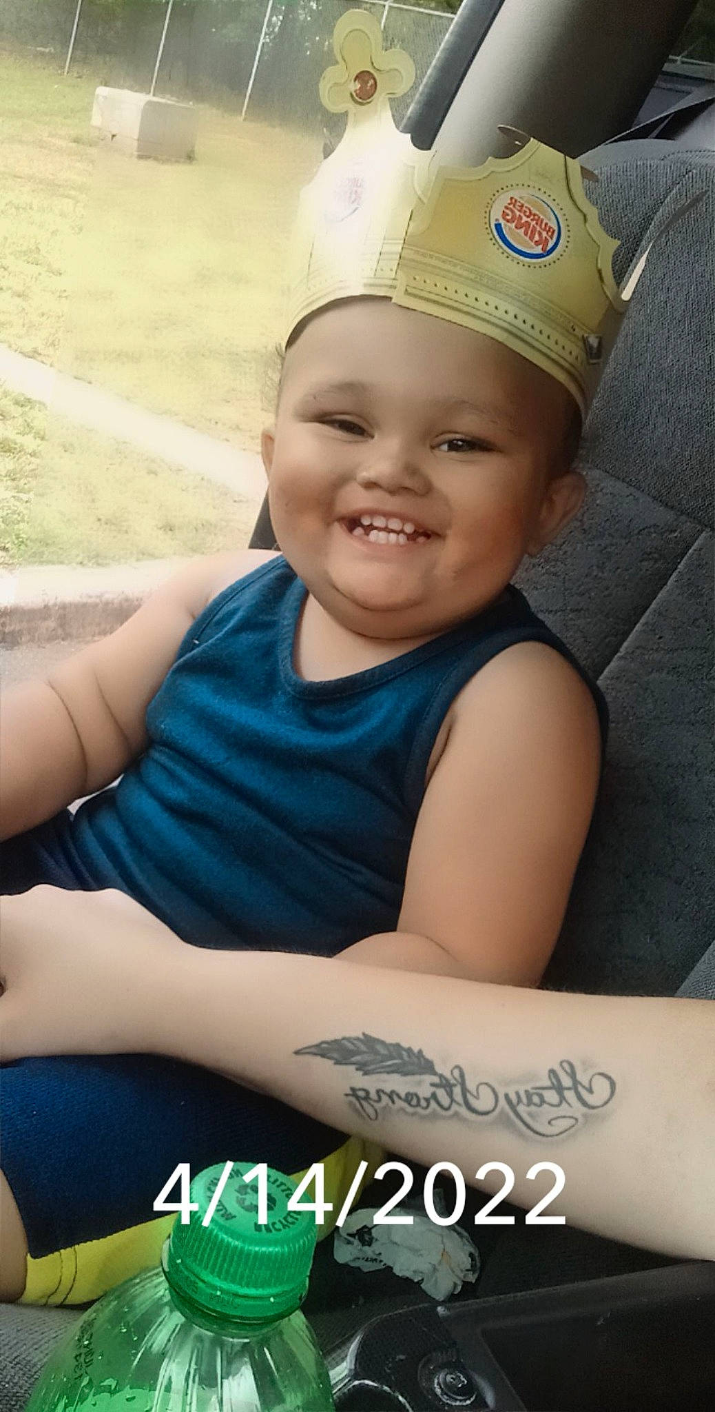 Stephon joined the competition — help win amazing prizes! baby, baseball_cap, beauty, cap, child, cool, costume_hat, face, facial_expression, flash_photography, fun, grass, happy, headgear, headwear, jewellery, joy, leisure, person, recreation