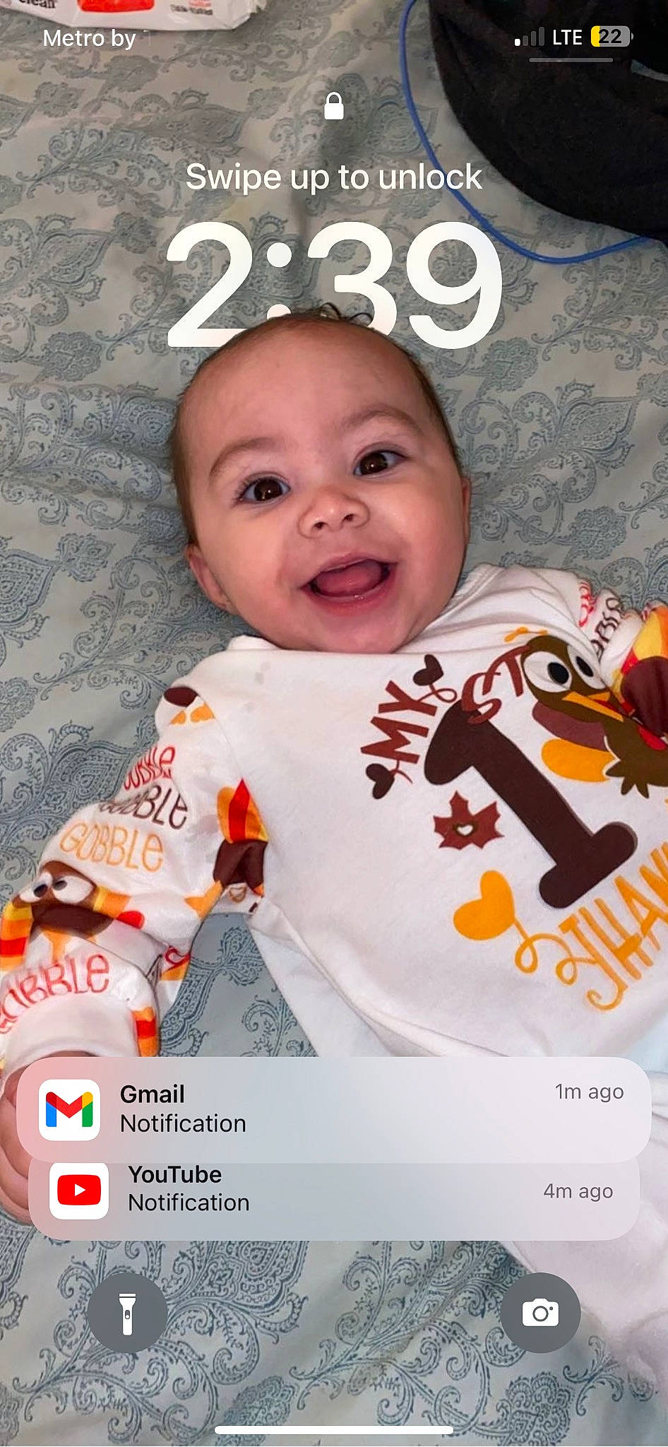 Journee is registered to the contest to win money with this photo: baby, baby_laughing, baby_products, baby_toddler_clothing, cheek, child, comfort_food, font, fun, happy, laugh, linens, orange, peach, person, photo_caption, sleeve, smile, t_shirt, toddler