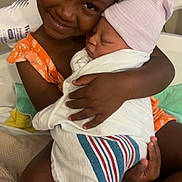 Robert joined the competition — help win amazing prizes! baby, bed, blanket, caring, child, cute, family, happy, hat, hospital, hug, indoor, infant, love, newborn, person, sibling, skin, smiling, toddler
