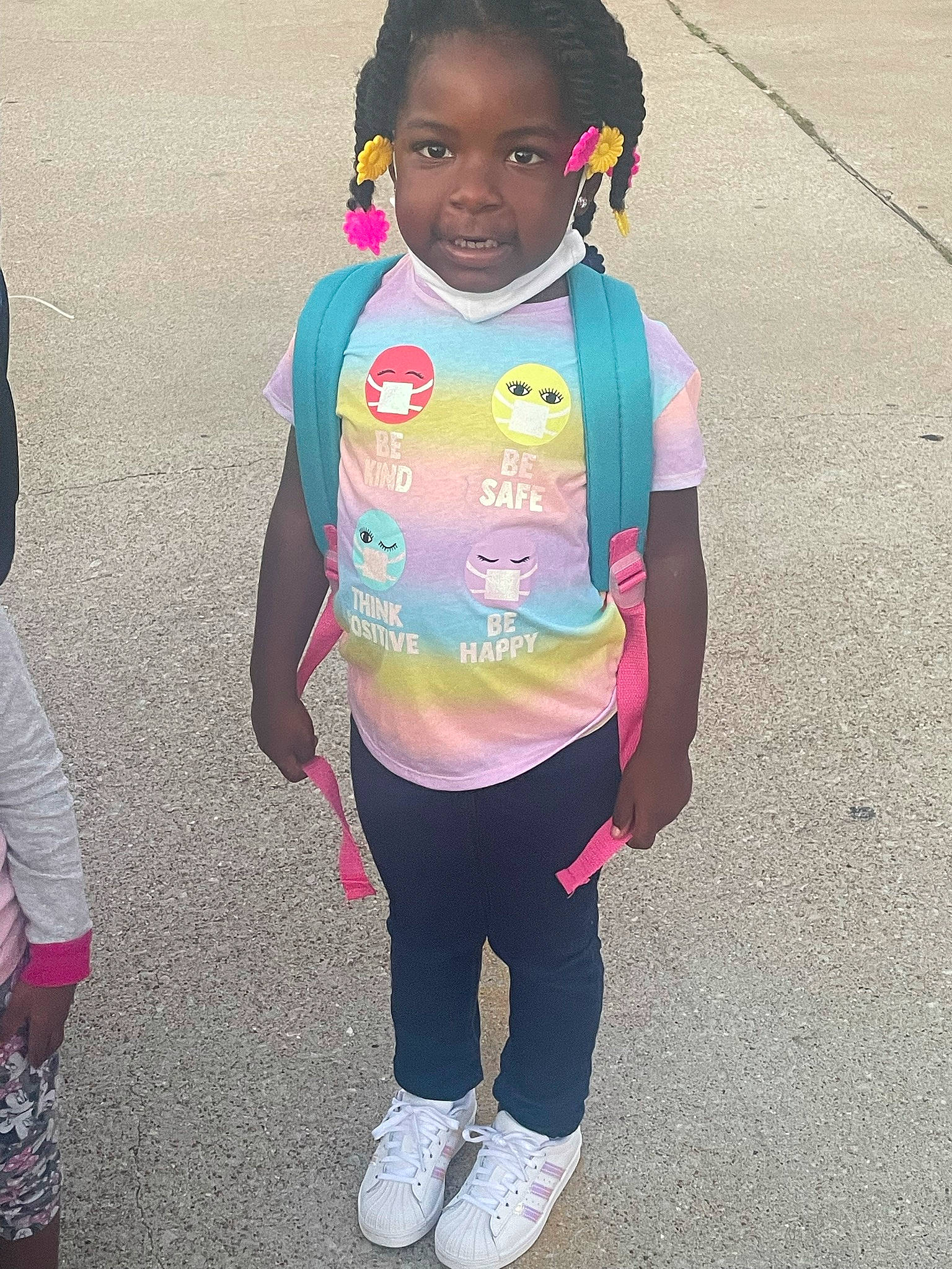 Adriona is registered to the contest to win money with this photo: active_pants, baby_toddler_clothing, child, costume, event, fun, happy, magenta, necklace, pattern, person, pink, play, purple, sleeve, street_fashion, t_shirt, toddler, visual_arts