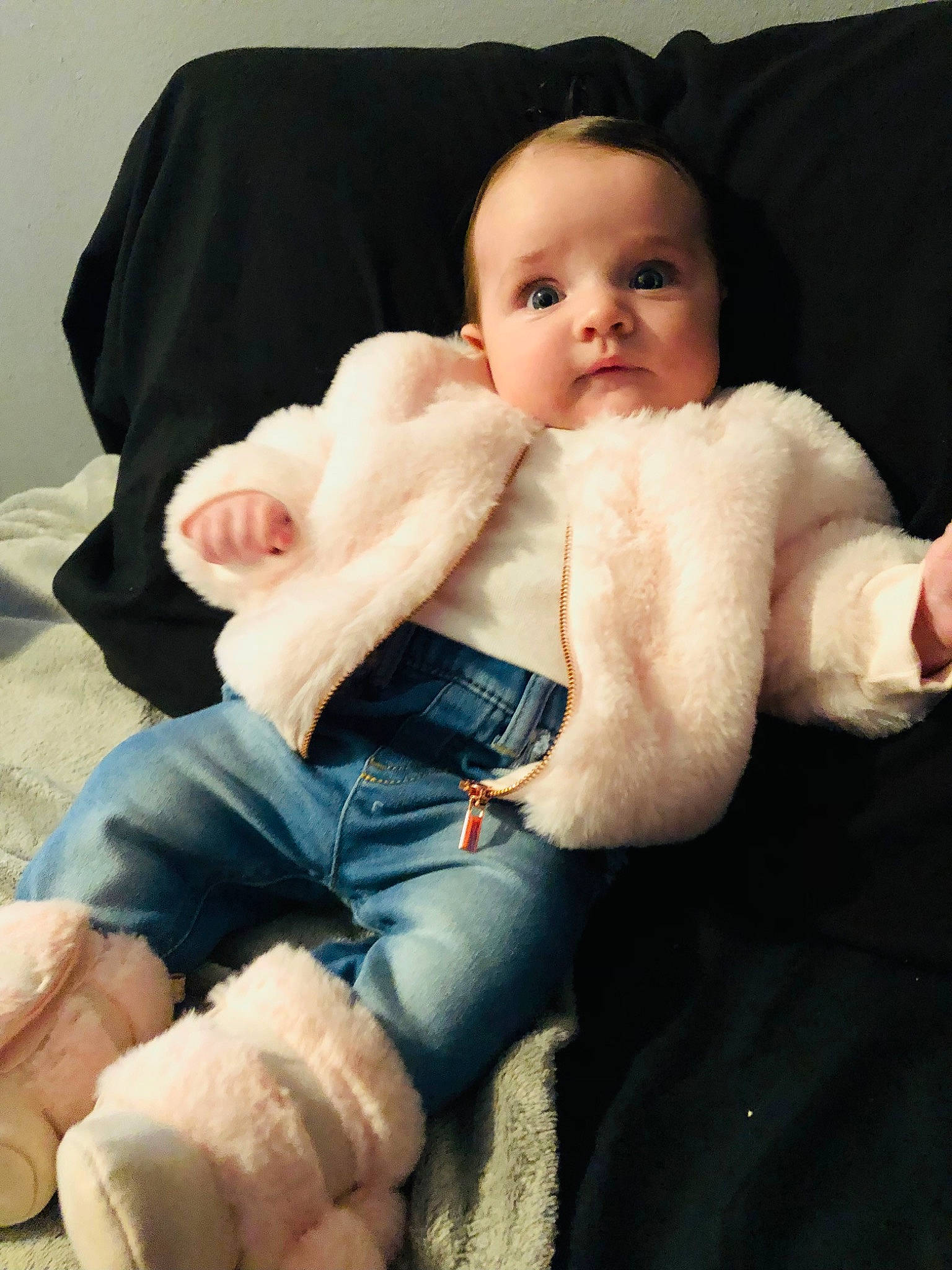 Ariah is registered to the contest to win money with this photo: abdomen, baby, baby_toddler_clothing, barefoot, cheek, comfort, finger, flash_photography, gesture, head, knee, lap, leg, nail, person, skin, textile, thigh, thumb, toddler