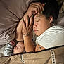 Eric joined the competition — help win amazing prizes! person, baby, sleeping, bed, blanket, tattoo, nails, cuddling, rest, cozy, indoor, pillow, comfort, family, love, skin, face, hand, night, relaxation