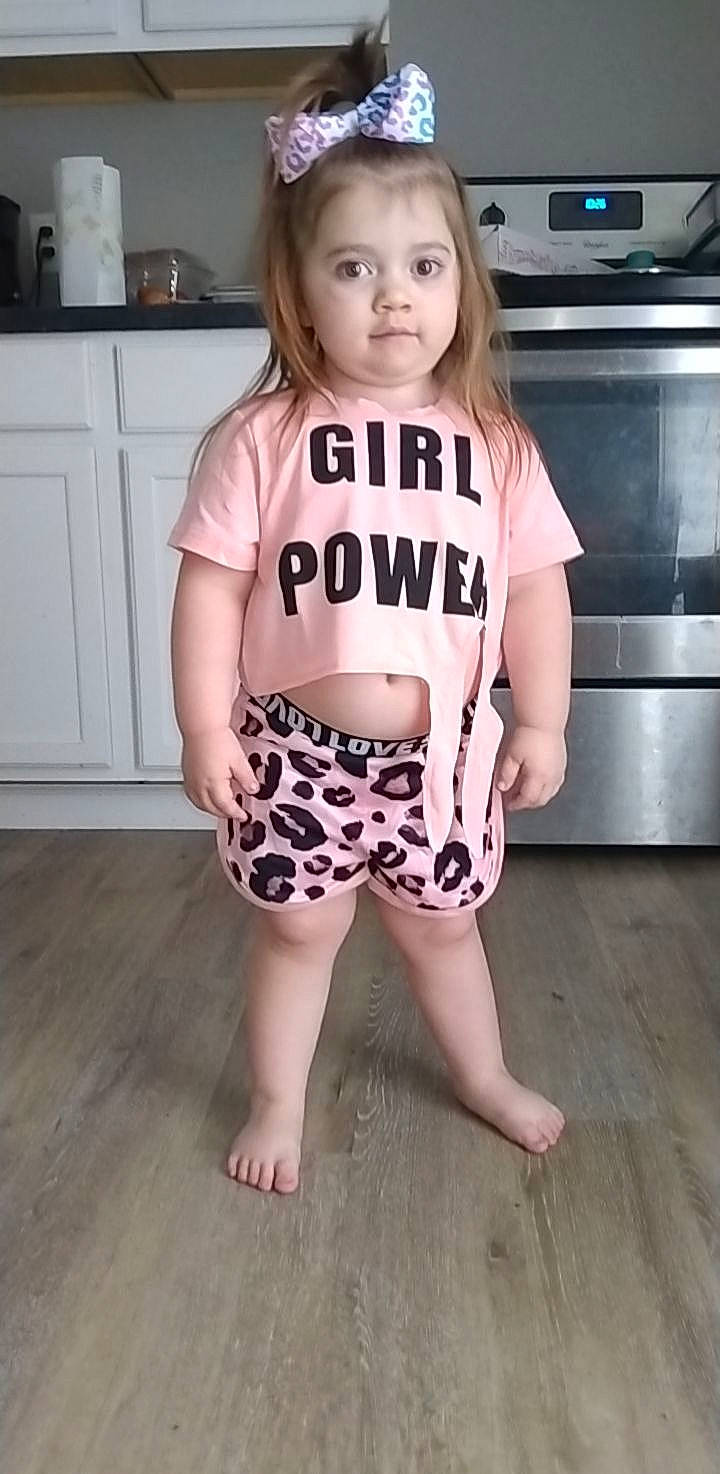 Kenzlie joined the competition — help win amazing prizes! active_pants, baby_toddler_clothing, cool, fun, hair, happy, home_appliance, joint, kitchen_appliance, knee, neck, person, shorts, shoulder, sleeve, sportswear, t_shirt, thigh, toddler, waist