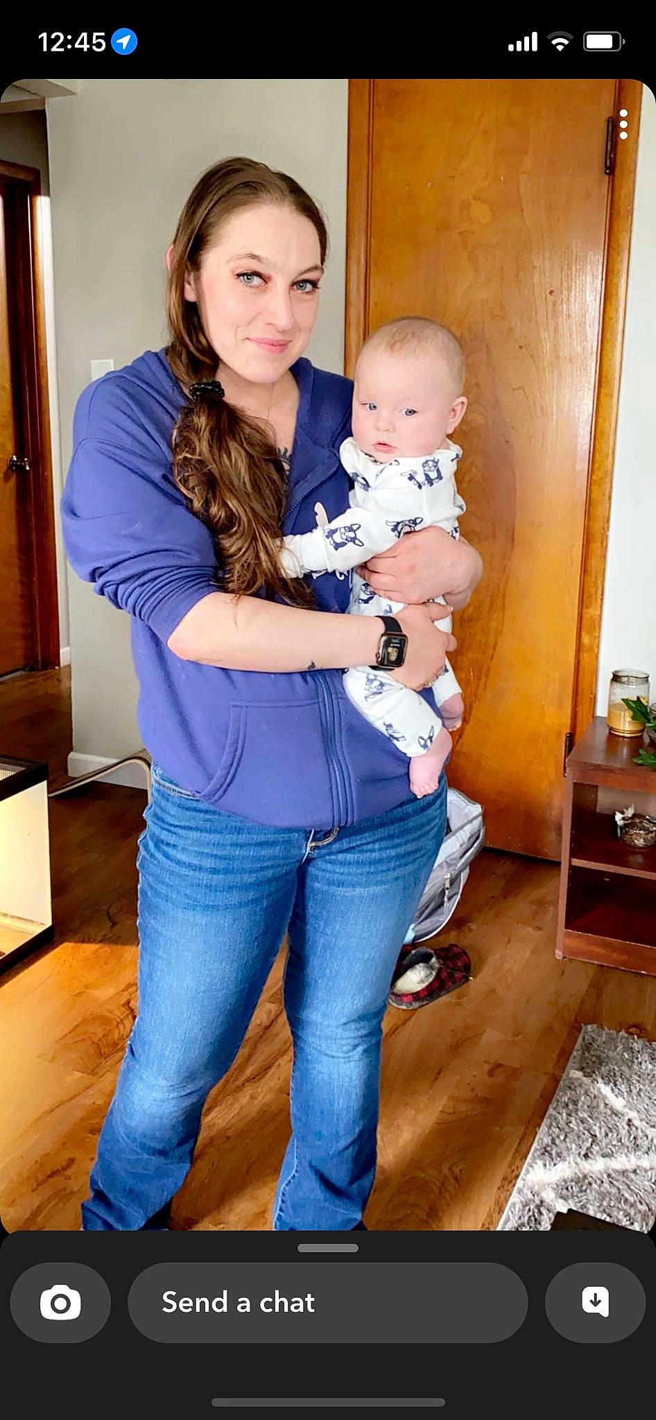 Levi is registered to the contest to win money with this photo: abdomen, baby, clothing, denim, door, electric_blue, event, face, gesture, happy, jeans, joint, joy, leg, person, shoulder, standing, thigh, toddler, trunk