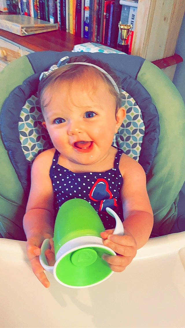 Evelynn is registered to the contest to win money with this photo: baby, baby_products, child, ear, fun, person, play, product, skin, smile, toddler