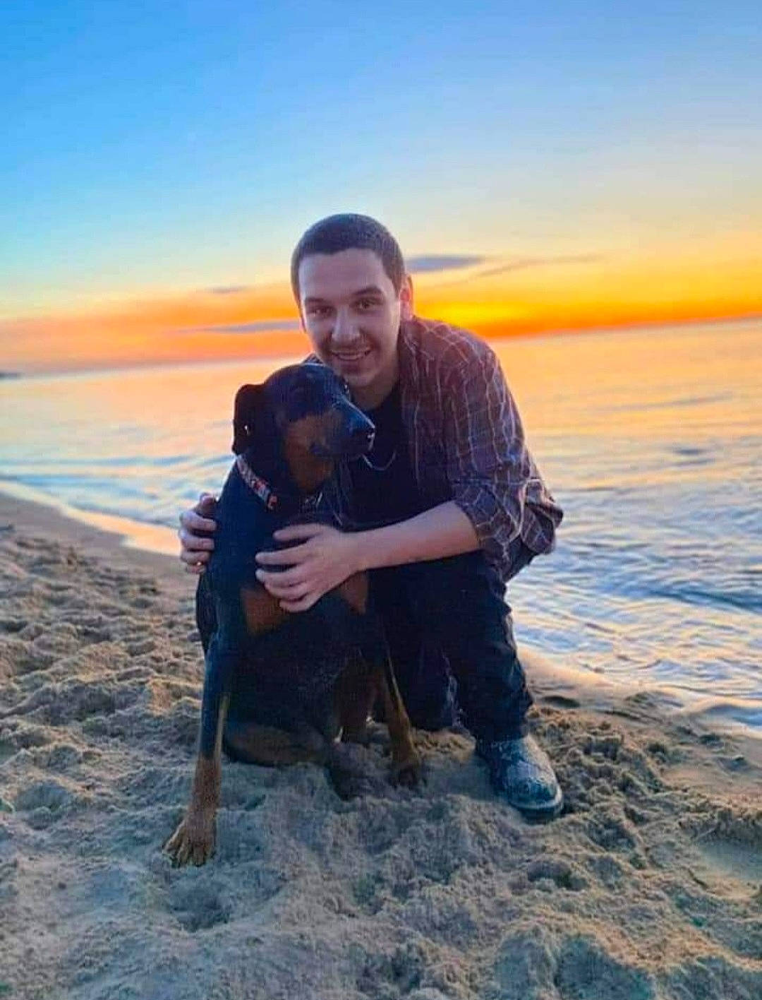 Pepper joined the competition — help win amazing prizes! beach, carnivore, cloud, companion_dog, dog, dog_breed, dusk, fawn, flash_photography, fun, happy, horizon, leisure, people_in_nature, sky, smile, sunrise, sunset, travel, water