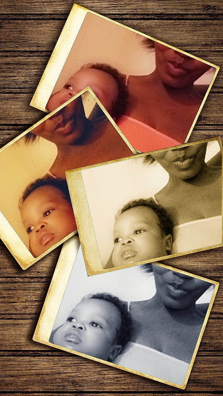 Price is registered to the contest to win money with this photo: art, baby, cheek, chin, eyebrow, eyelash, facial_expression, font, hairstyle, happy, human, line, material_property, nose, person, photograph, product, rectangle, snapshot, toddler