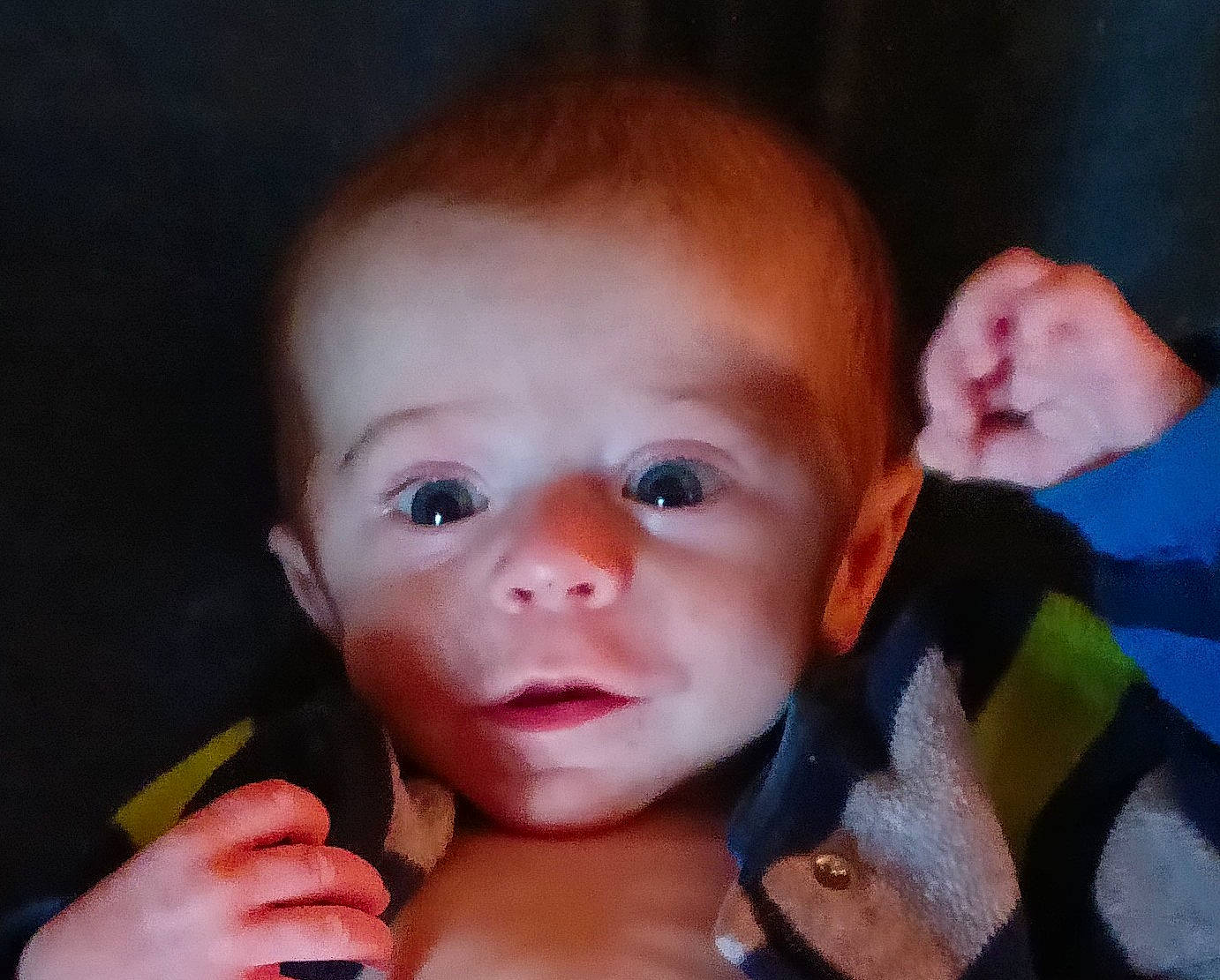 Aidyn joined the competition — help win amazing prizes! baby, baby_toddler_clothing, cheek, ear, eyebrow, eyelash, finger, forehead, gesture, hand, happy, iris, jaw, lip, mouth, neck, nose, person, skin, smile