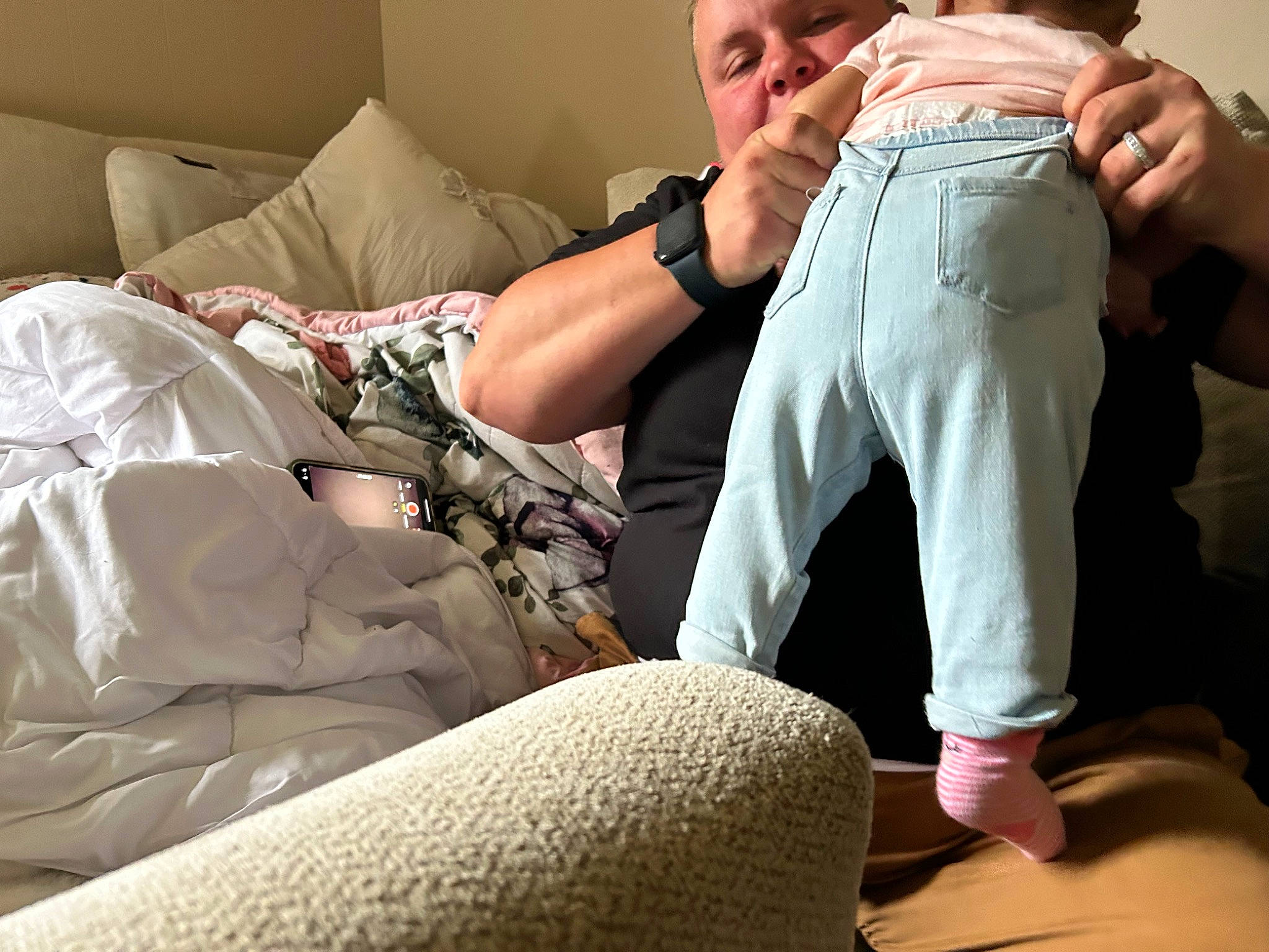 Myah joined the competition — help win amazing prizes! arm, comfort, elbow, finger, gesture, hand, human_body, human_leg, joint, knee, lap, leg, mouth, muscle, person, shoulder, skin, textile, thigh, thumb