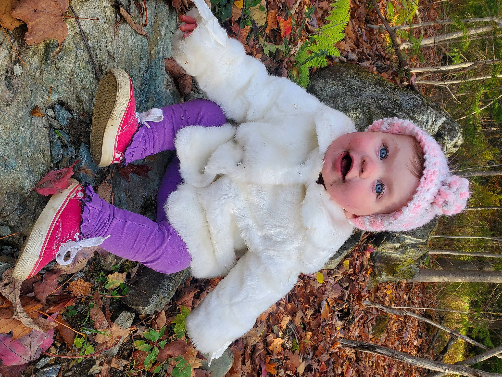 Braylynn joined the competition — help win amazing prizes! child, costume, doll, fawn, freezing, fun, fur, grass, happy, headwear, lawn_ornament, people_in_nature, person, pink, plant, plush, smile, stuffed_toy, toy, tree