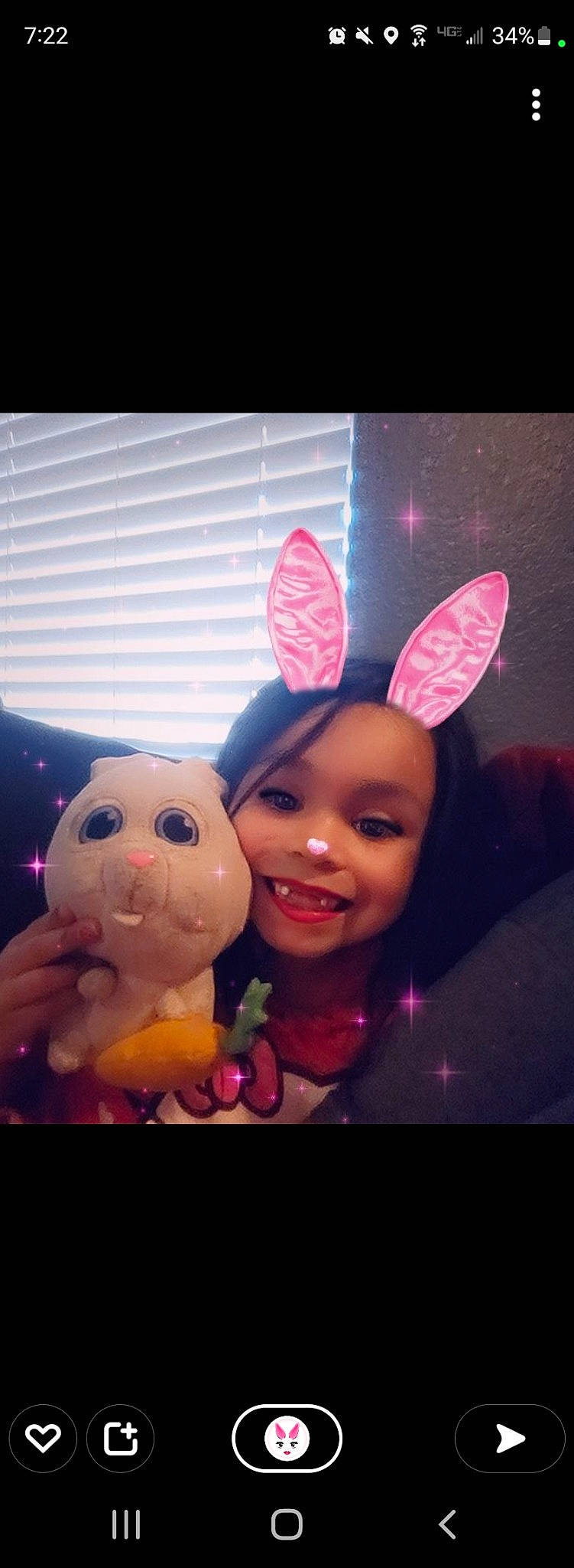 Cadence joined the competition — help win amazing prizes! animation, balloon, ear, event, fawn, fun, fur, gesture, happy, human_body, joy, magenta, nose, party_supply, person, pink, rabbits_and_hares, selfie, skin, smile