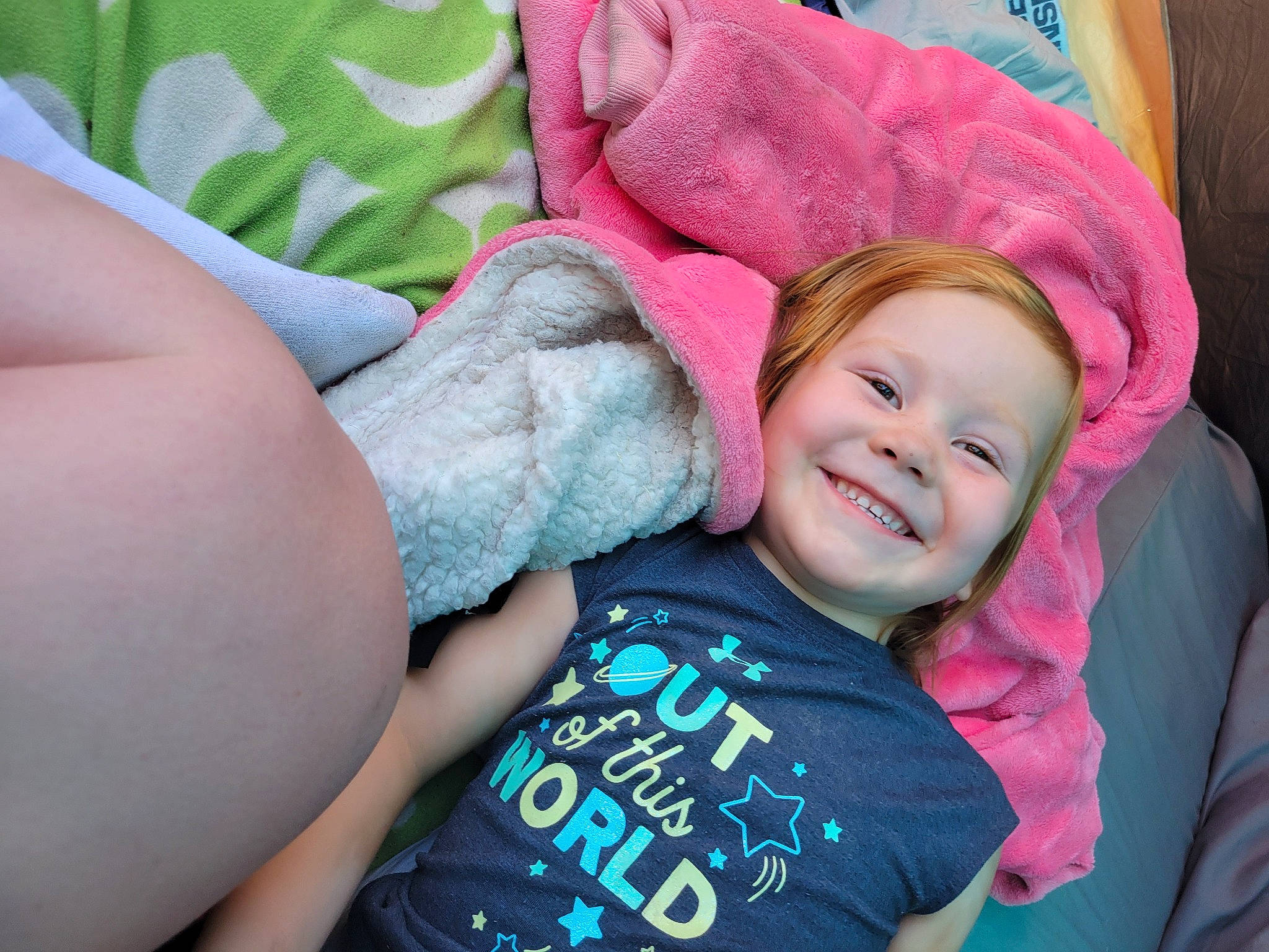 Anzleigh joined the competition — help win amazing prizes! baby, beauty, child, close_up, comfort, elbow, eye, face, finger, gesture, happy, head, headwear, joy, leisure, linens, magenta, neck, person, pink