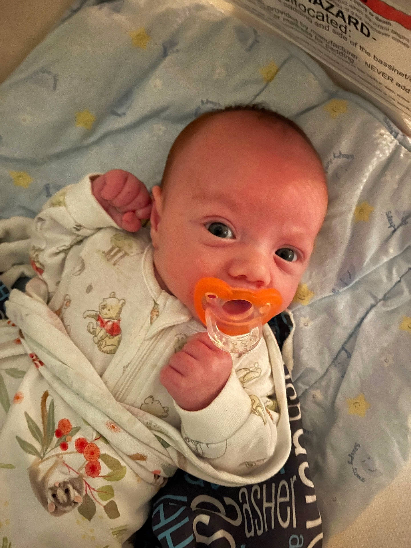 Ezra joined the competition — help win amazing prizes! baby, bed, blanket, bodypart, couch, crib, cushion, cutlery, face, finger, furniture, hand, head, homedecor, infantbed, newborn, person, photography, portrait, spoon