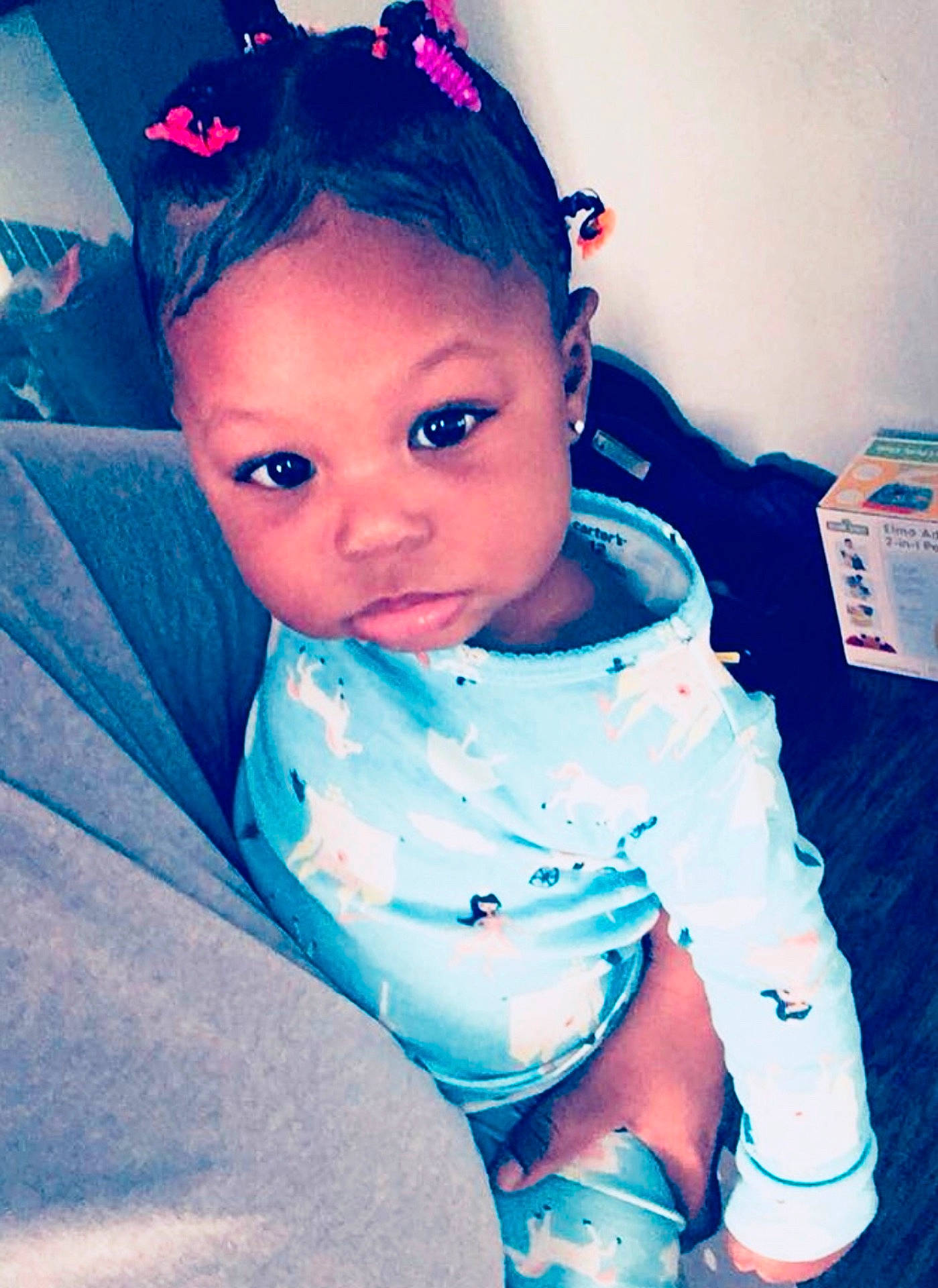 Aubree is registered to the contest to win money with this photo: beauty, blue, cheek, child, cool, day, eye, face, fun, girl, happiness, head, human_hair_color, infant, nose, organ, person, product, skin, smile