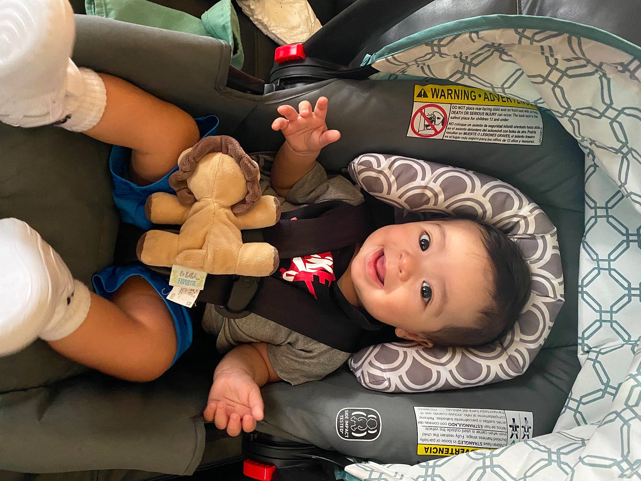 Azrael is registered to the contest to win money with this photo: baby, baby_carriage, baby_in_car_seat, baby_products, birth, car_seat, child, joy, person, product, toddler