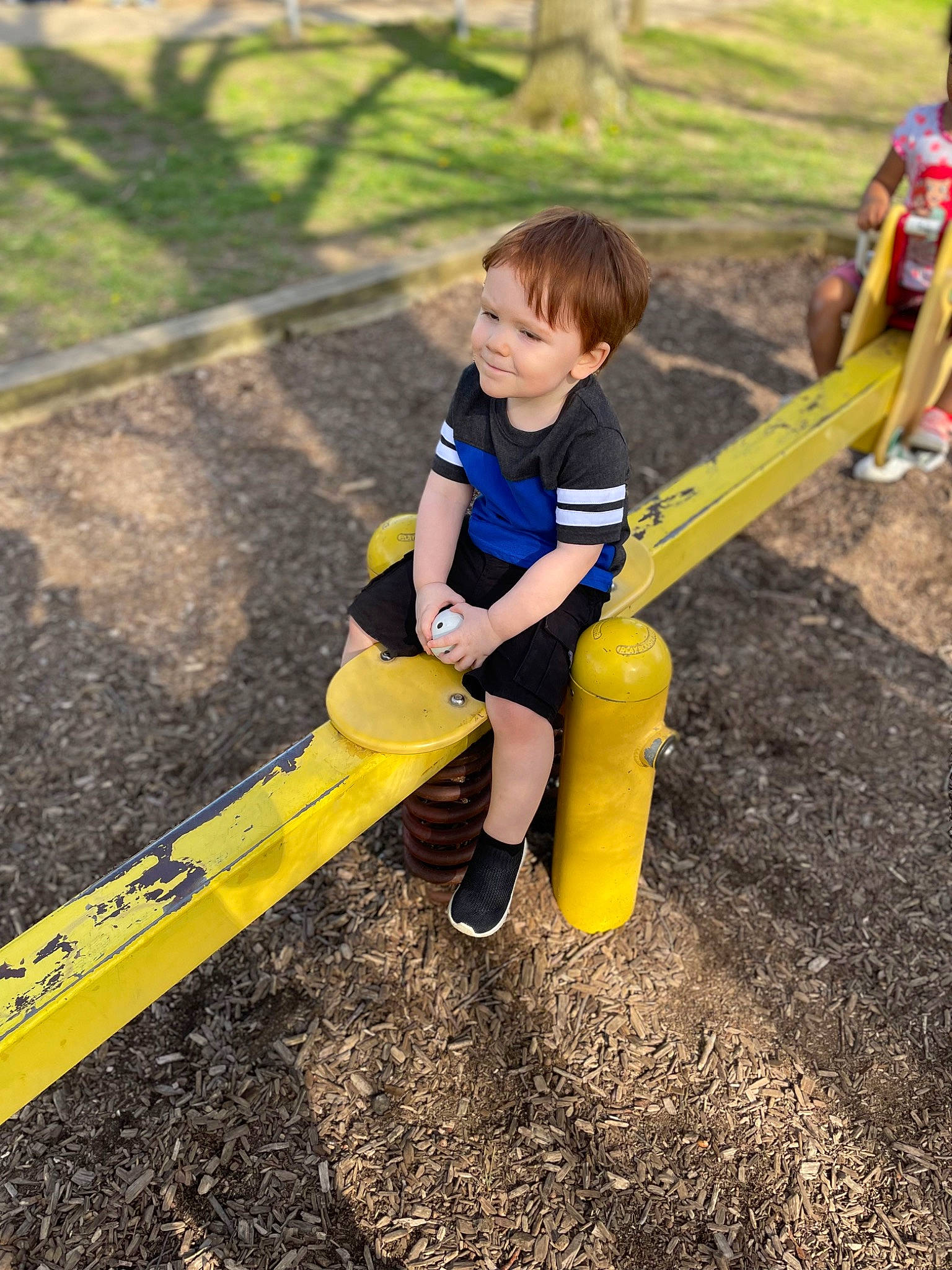 Donovan joined the competition — help win amazing prizes! asphalt, child, chute, city, fun, grass, joy, leisure, outdoor_play_equipment, outdoor_recreation, people_in_nature, person, play, playground, playground_slide, recreation, shorts, smile, soil, t_shirt