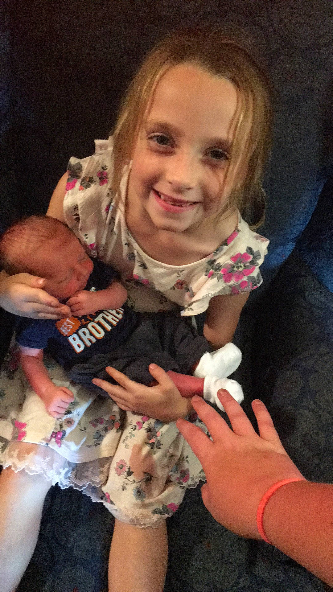 Talitha Elkins is registered to the contest to win money with this photo: arm, baby, child, ear, finger, hand, joy, nail, person, play, thumb, toddler, tooth