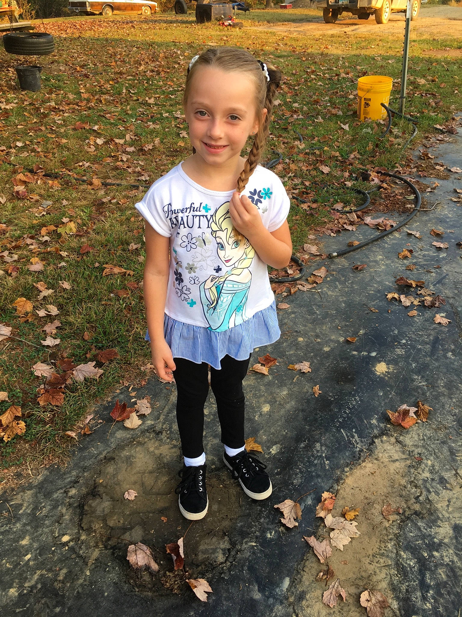 Talitha Elkins joined the competition — help win amazing prizes! adaptation, child, footwear, fun, joy, leaf, person, plant, play, shoe, smile, soil, toddler, tree, vacation