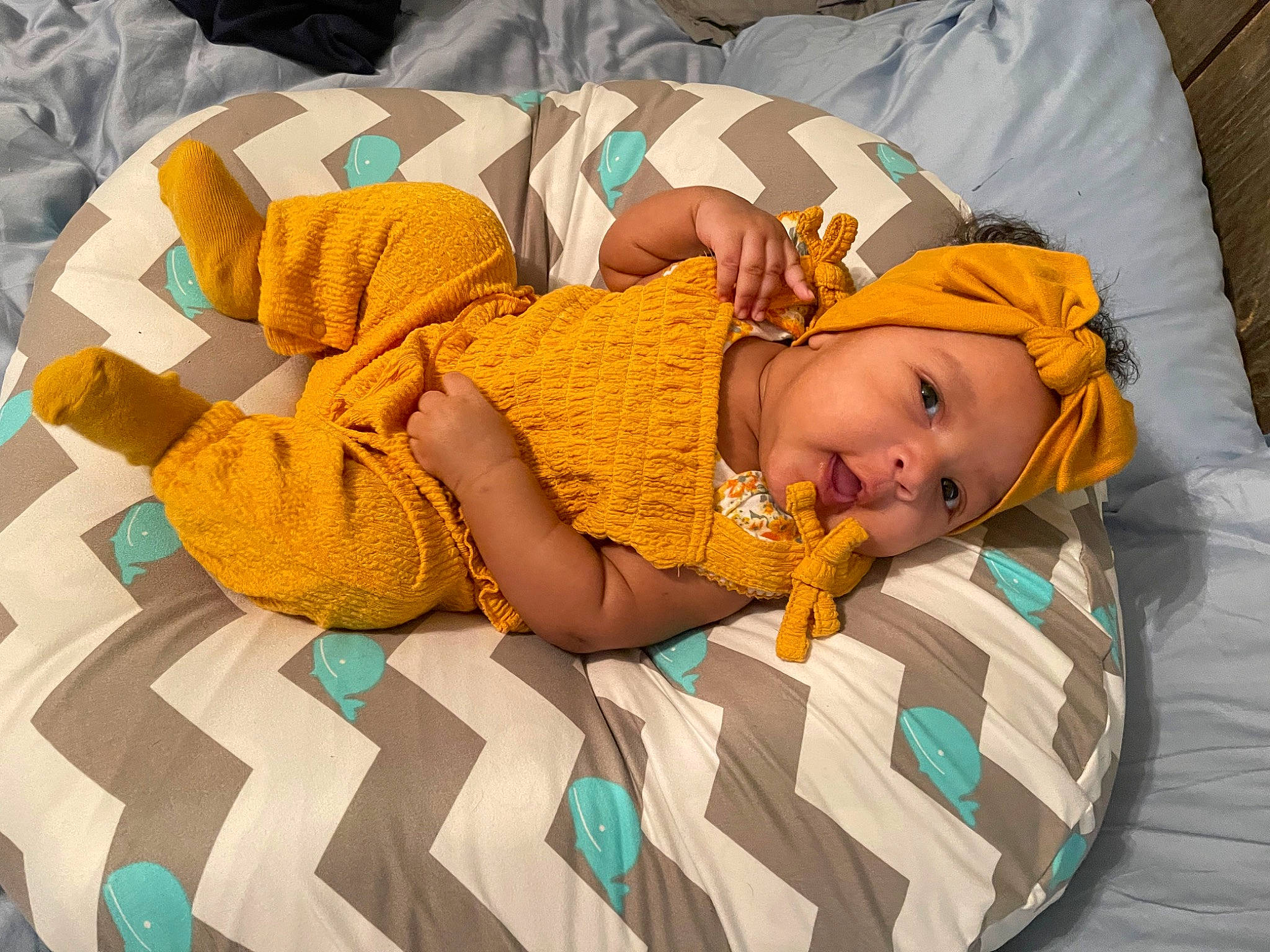 Journee is registered to the contest to win money with this photo: baby, baby_products, baby_sleeping, baby_toddler_clothing, bedding, bedtime, blanket, child, comfort, flooring, grass, headwear, linens, nap, pattern, person, room, sitting, sleep, sleeve