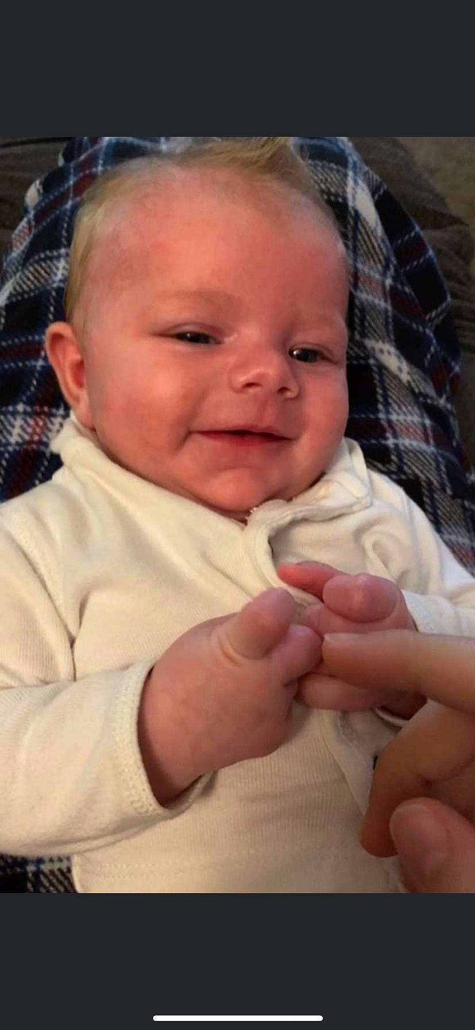 Anna joined the competition — help win amazing prizes! baby, baby_toddler_clothing, cheek, ear, eye, eyebrow, finger, gesture, hand, happy, head, human_body, iris, joy, lip, mouth, nose, person, skin, smile