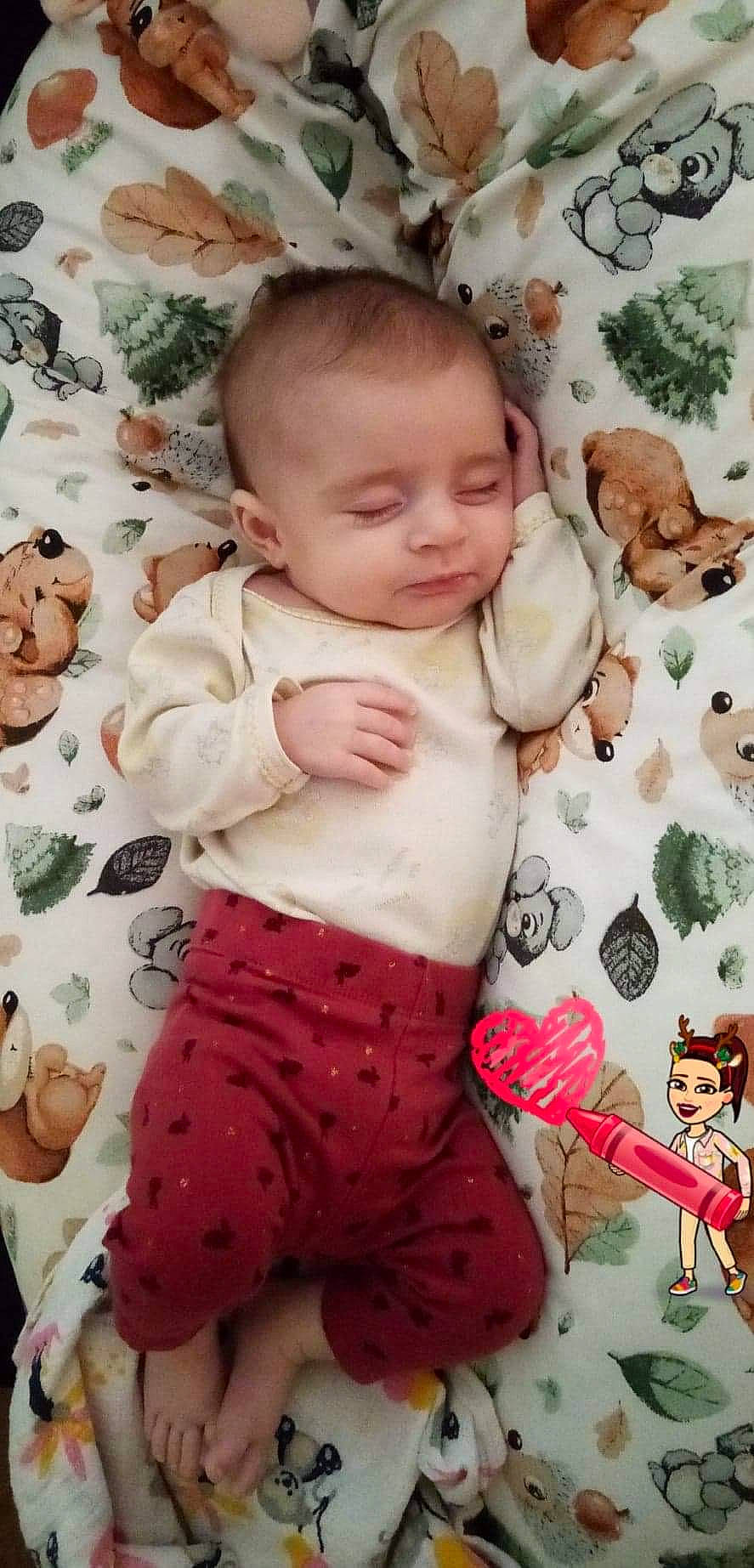 Anastasia participe au concours pour gagner de l'argent avec cette photo : abdomen, baby, baby_toddler_clothing, cheek, child, grass, happy, linens, pattern, people_in_nature, person, pink, product, sitting, skin, stuffed_toy, textile, thigh, toddler, toy