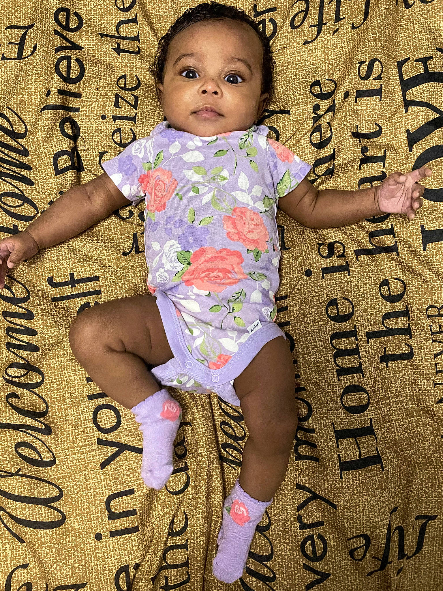 Sophia joined the competition — help win amazing prizes! arm, baby_toddler_clothing, beauty, cheek, chin, face, facial_expression, finger, flash_photography, happy, human, magenta, pattern, people_in_nature, person, photograph, pink, purple, skin, sleeve