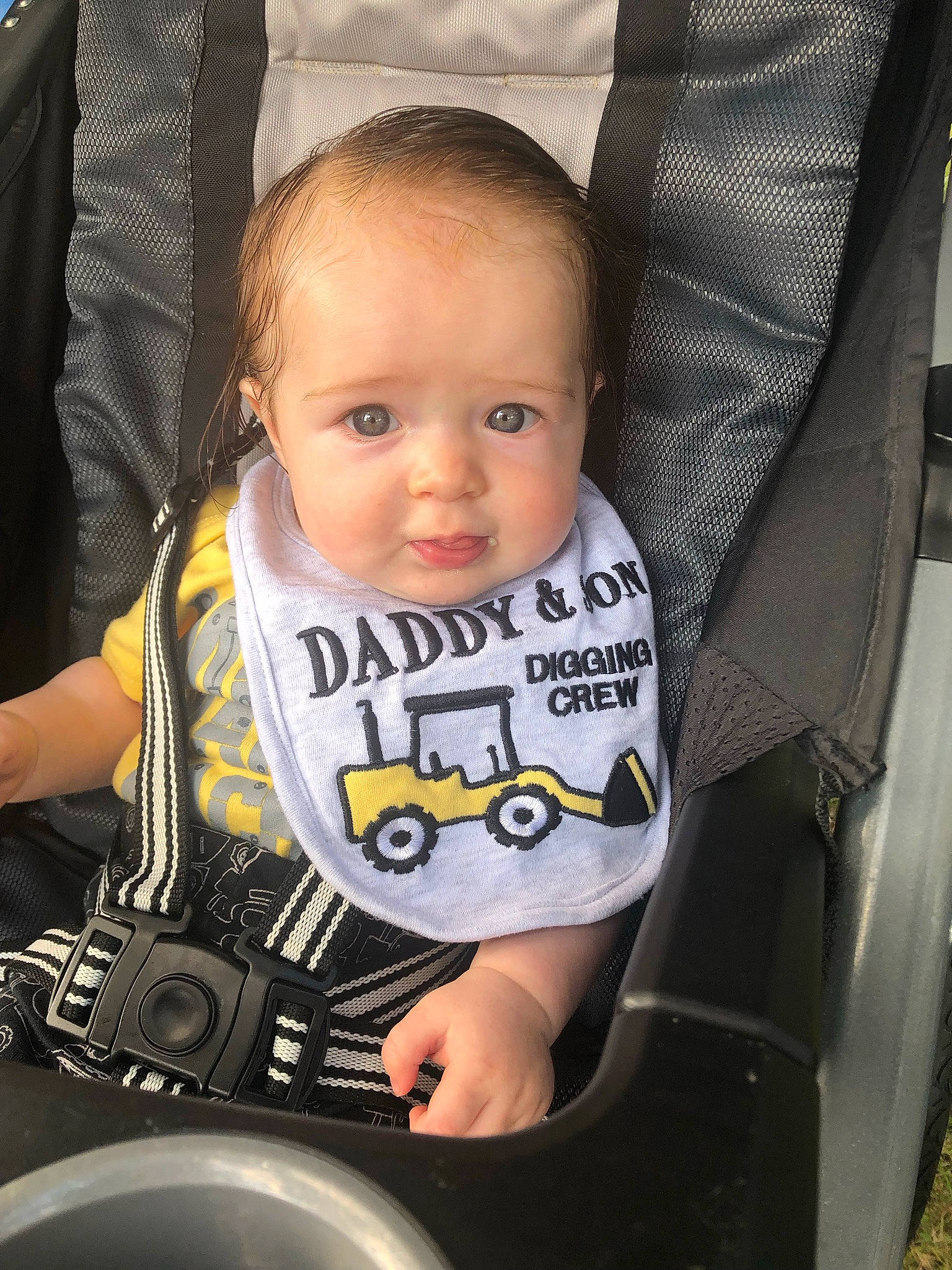 Conor joined the competition — help win amazing prizes! auto_part, automotive_tire, baby, baby_carriage, baby_products, baby_toddler_clothing, car_seat, chair, cheek, child, comfort, cool, head, iris, person, product, seat_belt, skin, sleeve, toddler