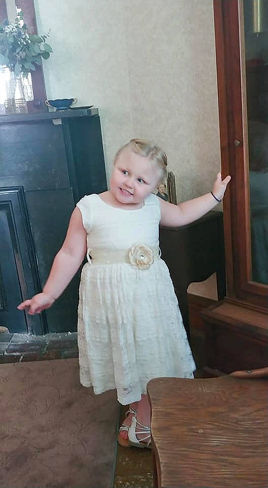 Emmalynn joined the competition — help win amazing prizes! baby_toddler_clothing, bridal_clothing, bridal_party_dress, child, day_dress, dress, fashion_design, flash_photography, flooring, formal_wear, fun, gown, happy, joy, pattern, person, shoulder, sitting, toddler, vintage_clothing
