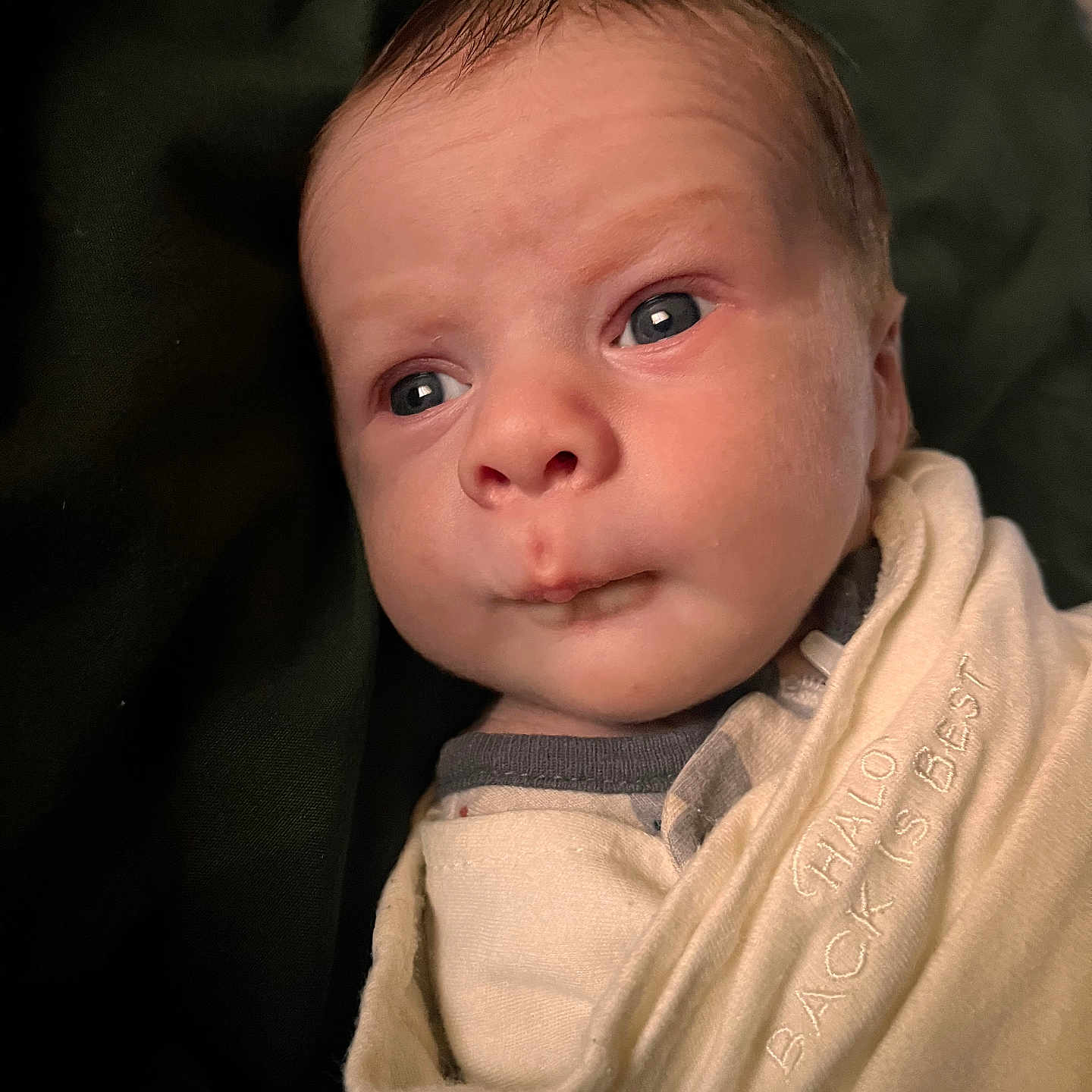 Sage joined the competition — help win amazing prizes! baby, blanket, bodypart, clothing, face, finger, frown, hand, happy, head, hoodie, knitwear, newborn, person, photography, portrait, sad, smile, sweater, sweatshirt