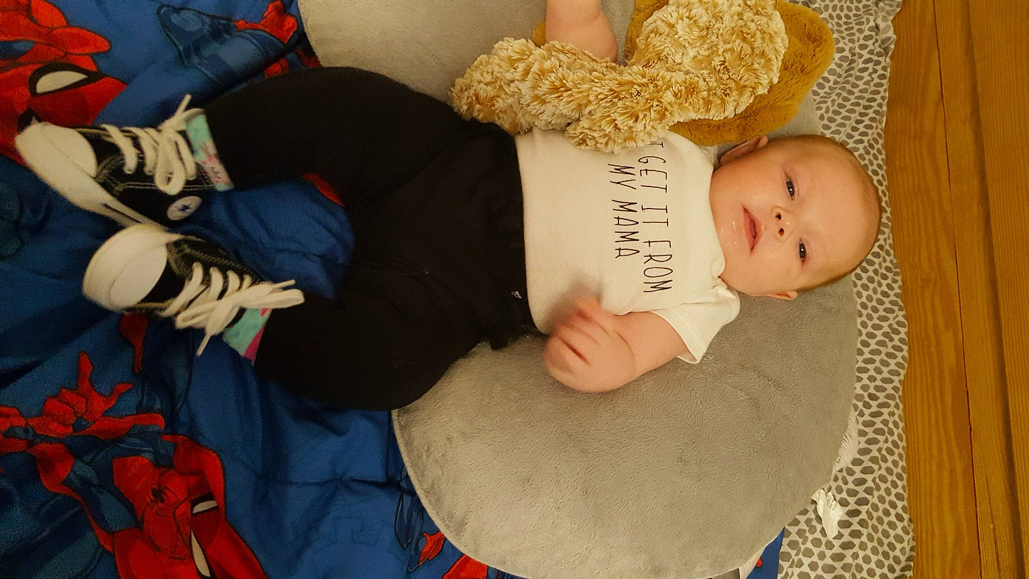 Freya-luna is registered to the contest to win money with this photo: baby, baby_toddler_clothing, carmine, comfort, human, person