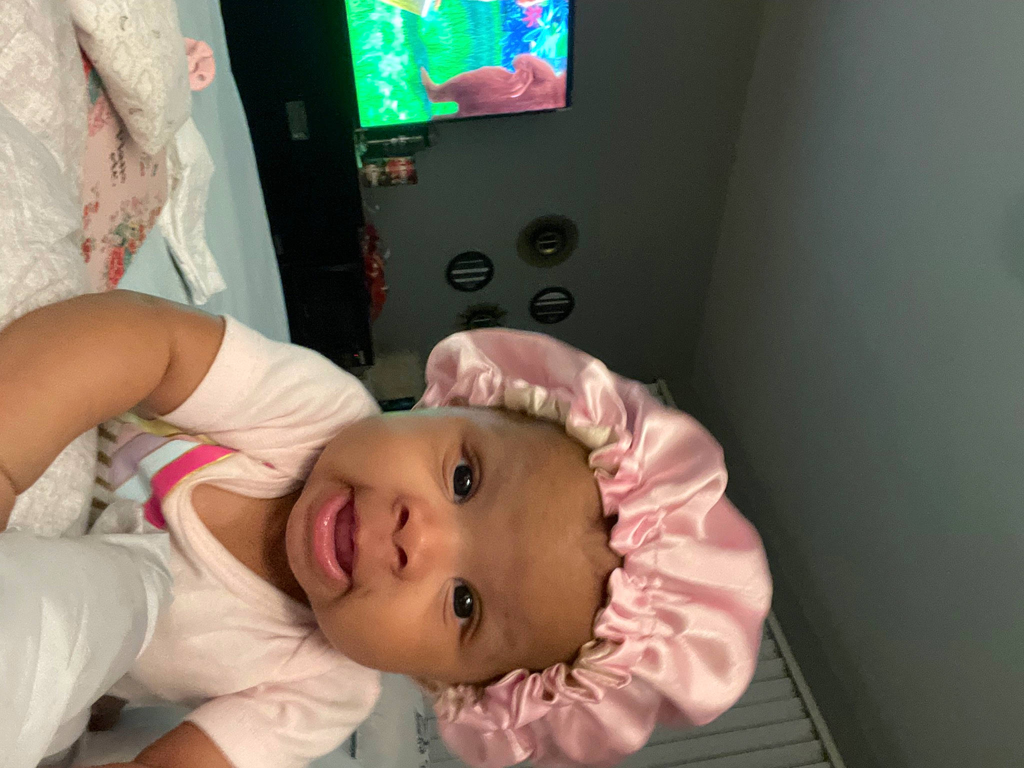 Kensington joined the competition — help win amazing prizes! baby, baby_products, baby_toddler_clothing, cheek, chest, child, comfort, elbow, fun, gesture, happy, headwear, home_appliance, human_body, lip, mouth, nose, person, room, skin