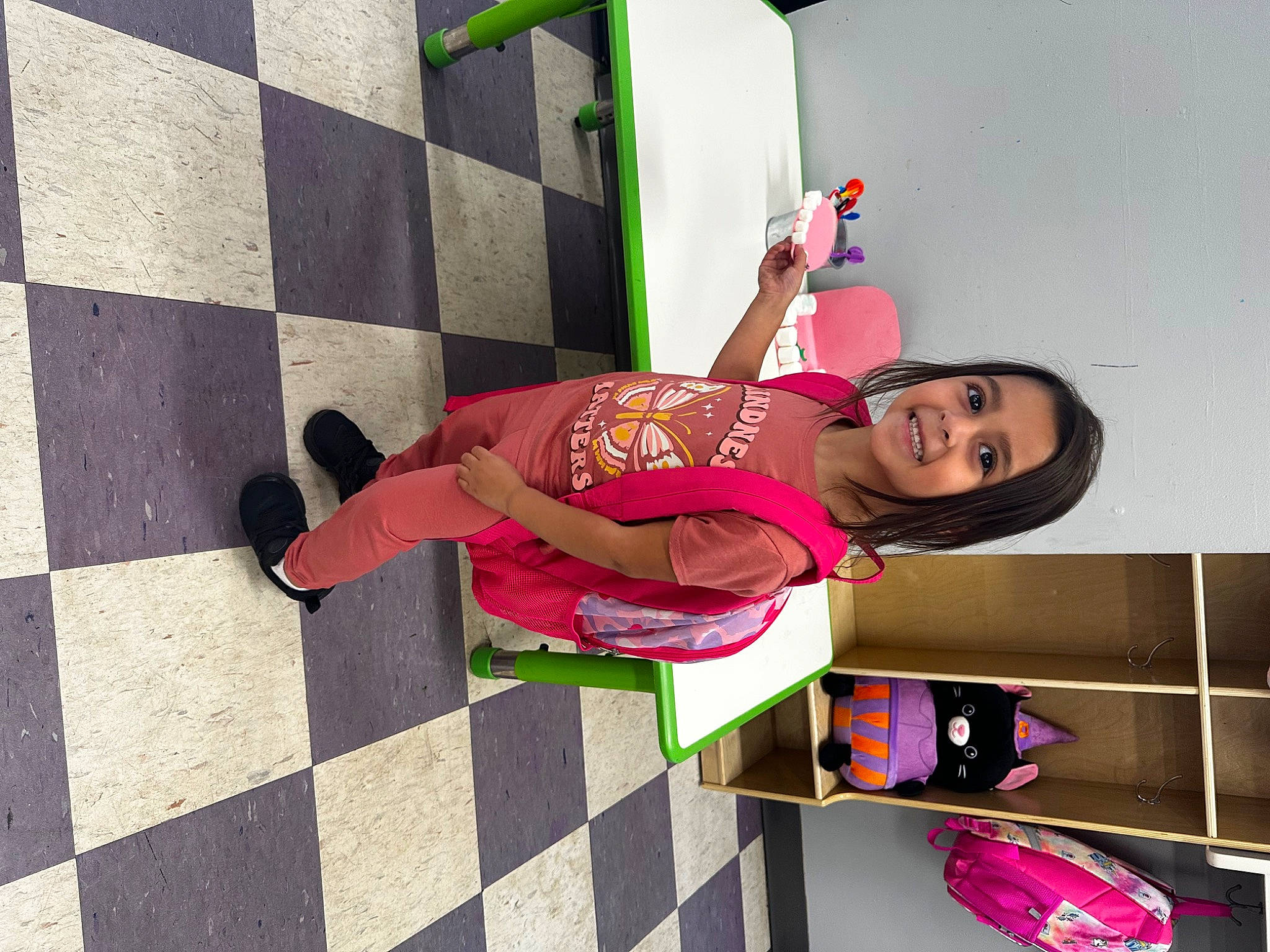 Selena joined the competition — help win amazing prizes! child, design, floor, flooring, fun, happy, human_leg, joy, knee, leg, leisure, magenta, person, photograph, pink, play, room, smile, snapshot, sneakers