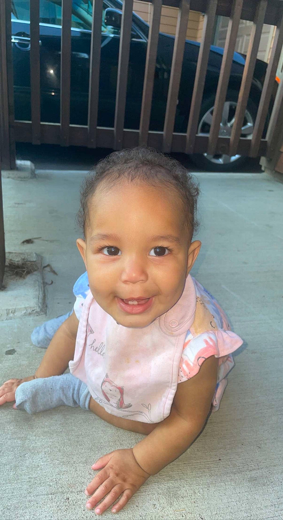 Mylayah joined the competition — help win amazing prizes! baby, baby_toddler_clothing, cheek, eye, eyebrow, eyelash, flooring, fun, grass, happy, iris, leisure, lip, mammal, mouth, nose, person, skin, smile, toddler