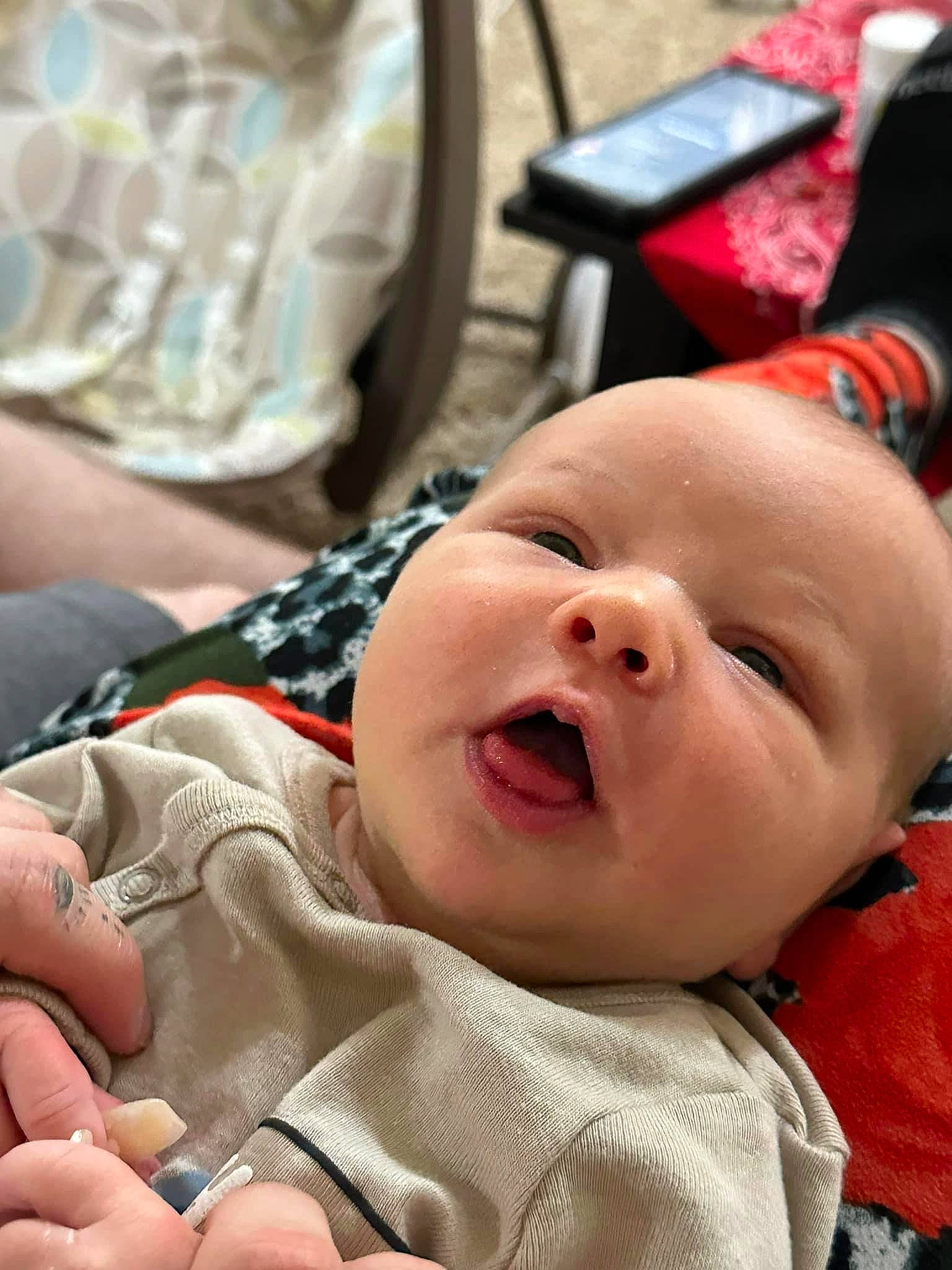 Braylen joined the competition — help win amazing prizes! baby, baby_laughing, baby_toddler_clothing, cheek, child, chin, comfort, event, eye, finger, fun, grass, happy, head, human, mouth, nose, person, skin, smile