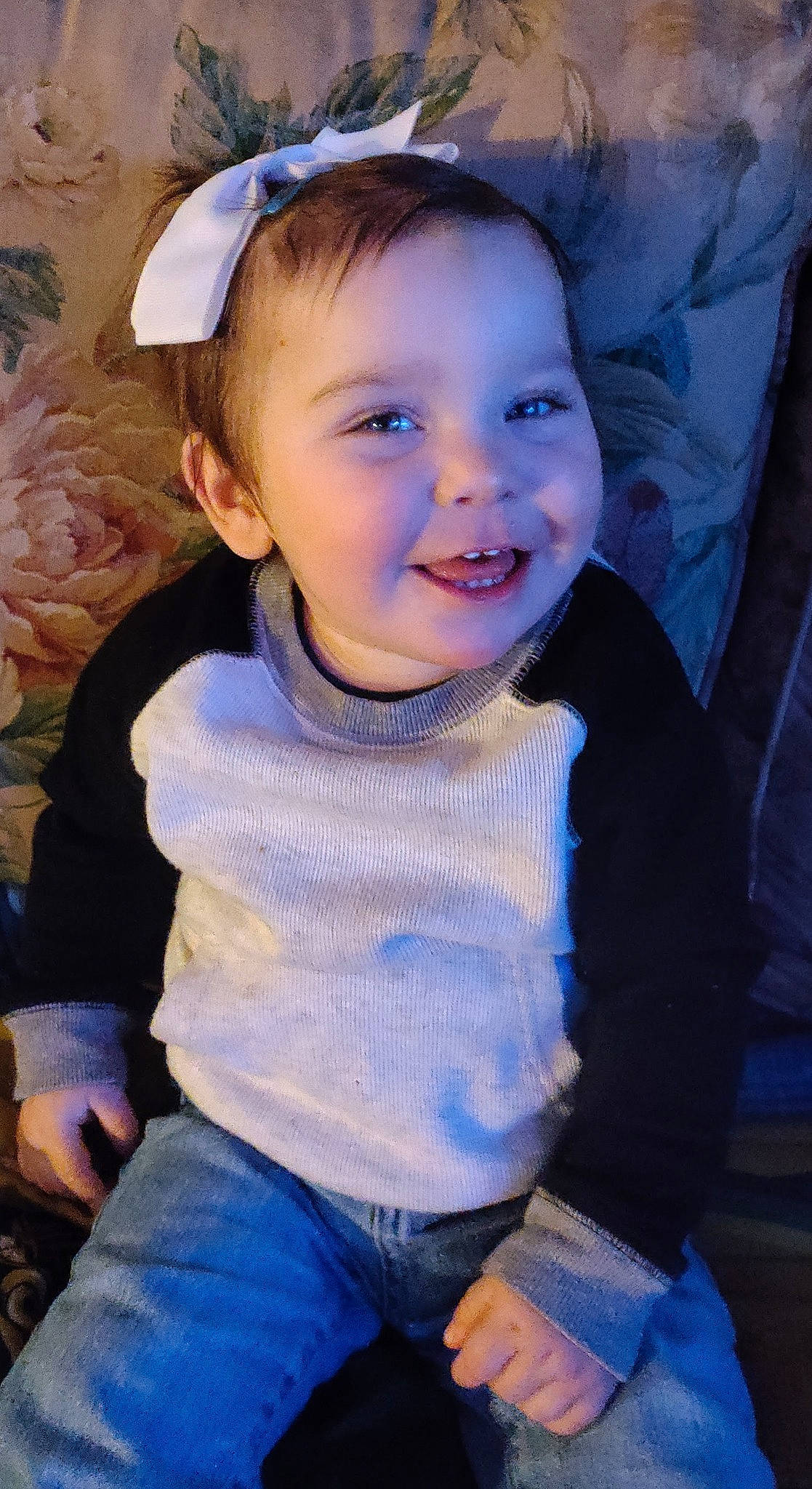 Gracie joined the competition — help win amazing prizes! blue, cheek, chin, clothing, eye, eyebrow, face, facial_expression, forehead, hair, hairstyle, head, joy, lip, mouth, organ, outerwear, person, photograph, skin