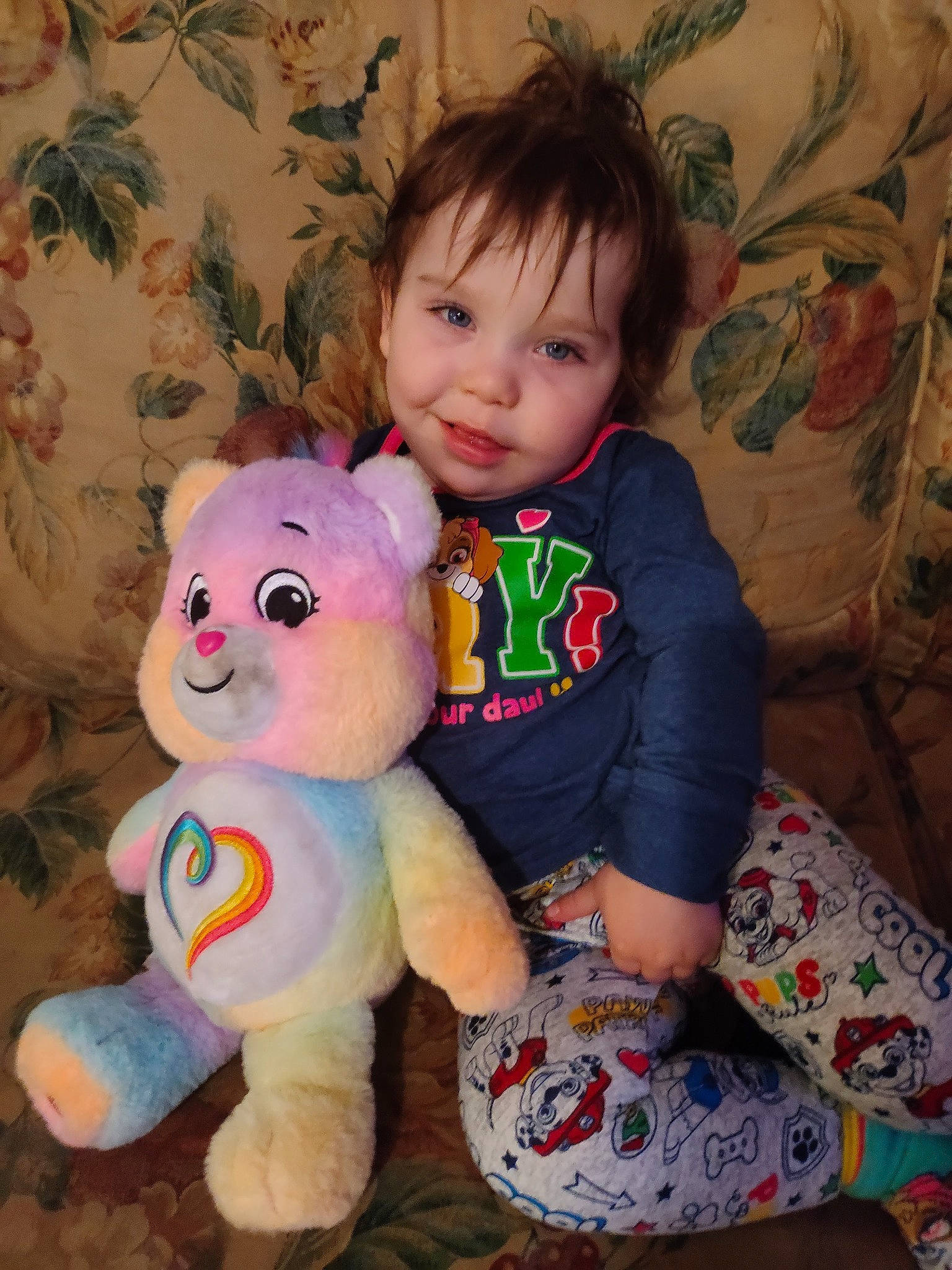 Gracie joined the competition — help win amazing prizes! baby, baby_toddler_clothing, cheek, child, comfort, fun, happy, head, lap, mammal, nose, person, pink, room, skin, sleeve, smile, t_shirt, textile, toddler