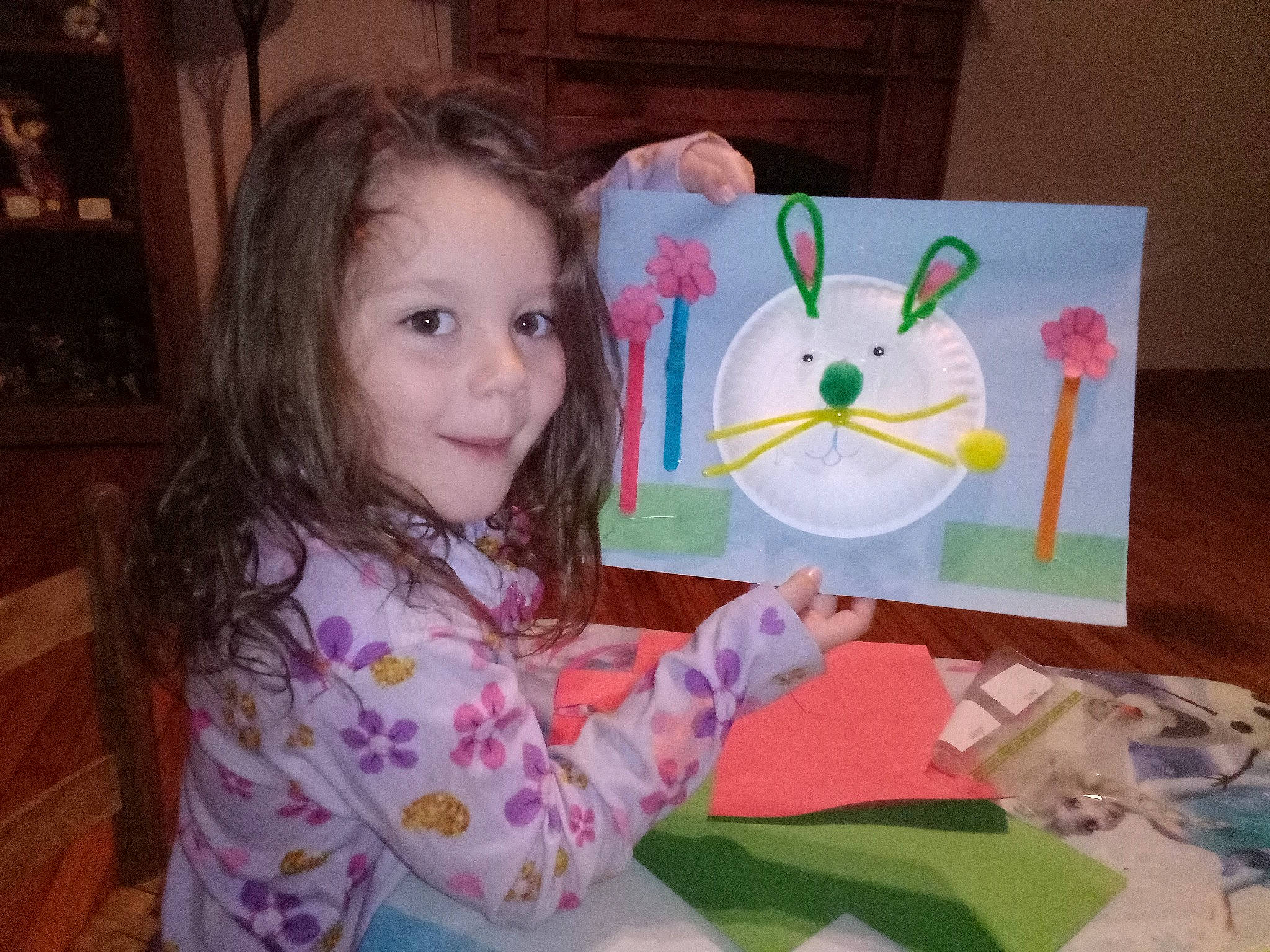 Jazzlyn is registered to the contest to win money with this photo: art, child, child_art, construction_paper, event, finger, fun, happy, illustration, paper, paper_product, party, person, pink, play, room, smile, toddler, tree, visual_arts