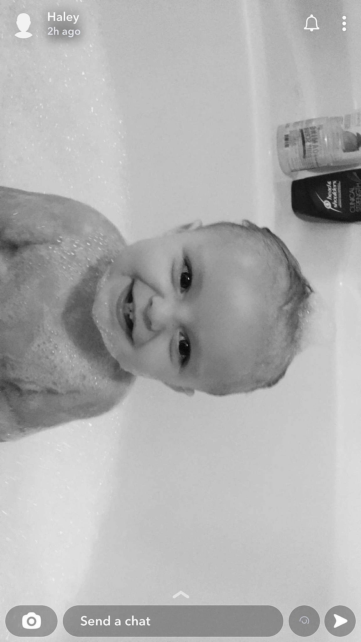 Colson is registered to the contest to win money with this photo: art, baby, barechested, bathing, cheek, chest, elbow, eyelash, flash_photography, human_body, iris, jaw, joy, lip, monochrome, monochrome_photography, mouth, nose, person, room