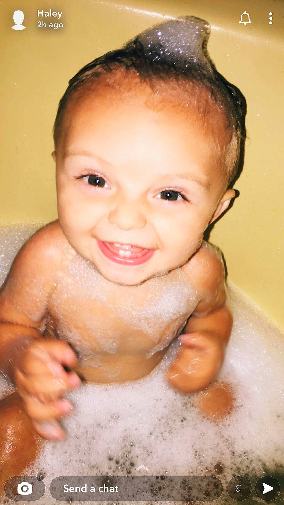 Colson joined the competition — help win amazing prizes! baby_bathing, bathroom, bathtub, cheek, chin, eye, eyebrow, face, hair, hand, head, human_body, jaw, joy, lip, mouth, nose, organ, person, skin