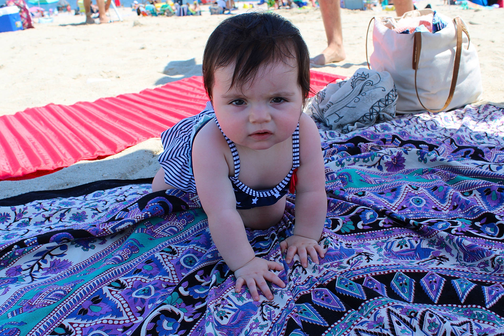 Valencia joined the competition — help win amazing prizes! child, fun, leisure, linens, person, recreation, smile, summer, textile, toddler, vacation