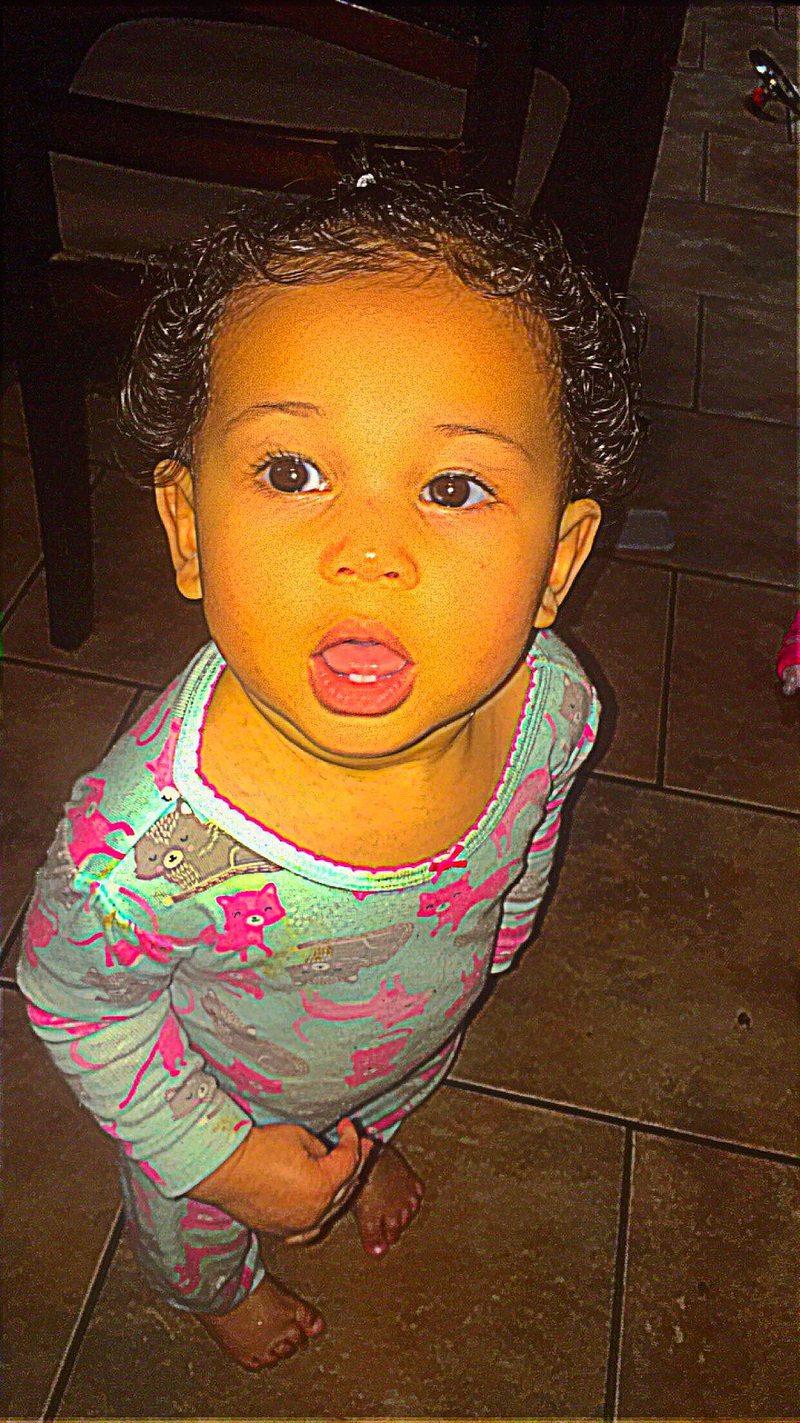 Madisynn joined the competition — help win amazing prizes! adaptation, afro, black_hair, cheek, child, chin, eyebrow, eyelash, facial_expression, flash_photography, forehead, hair, happy, head, lip, nose, person, pink, skin, surprise