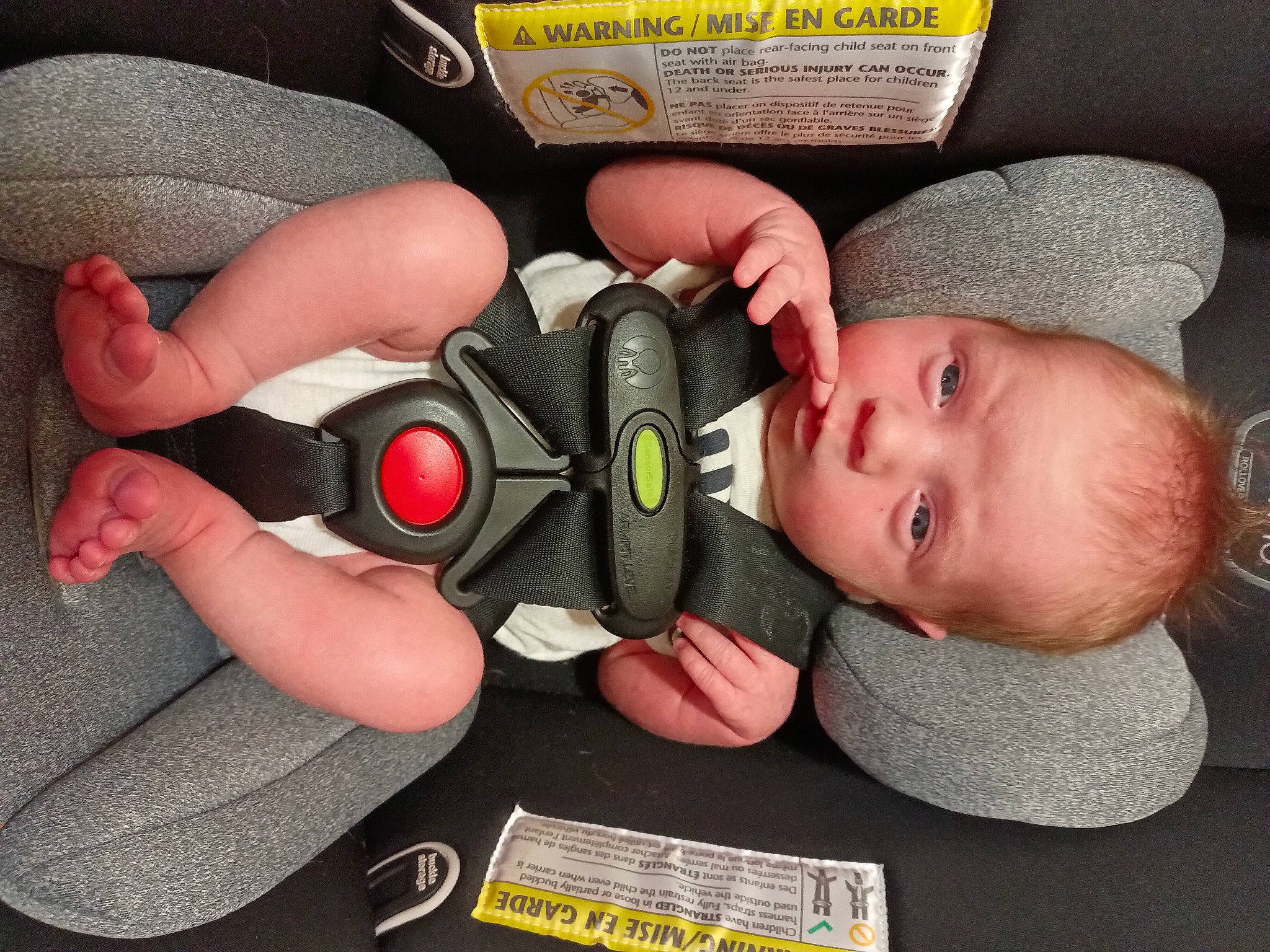 Ryker joined the competition — help win amazing prizes! auto_part, baby, baby_carriage, baby_in_car_seat, baby_products, baby_safety, baby_sleeping, baby_toddler_clothing, car_seat, cheek, child, comfort, ear, finger, mouth, nail, person, personal_protective_equipment, skin, thumb