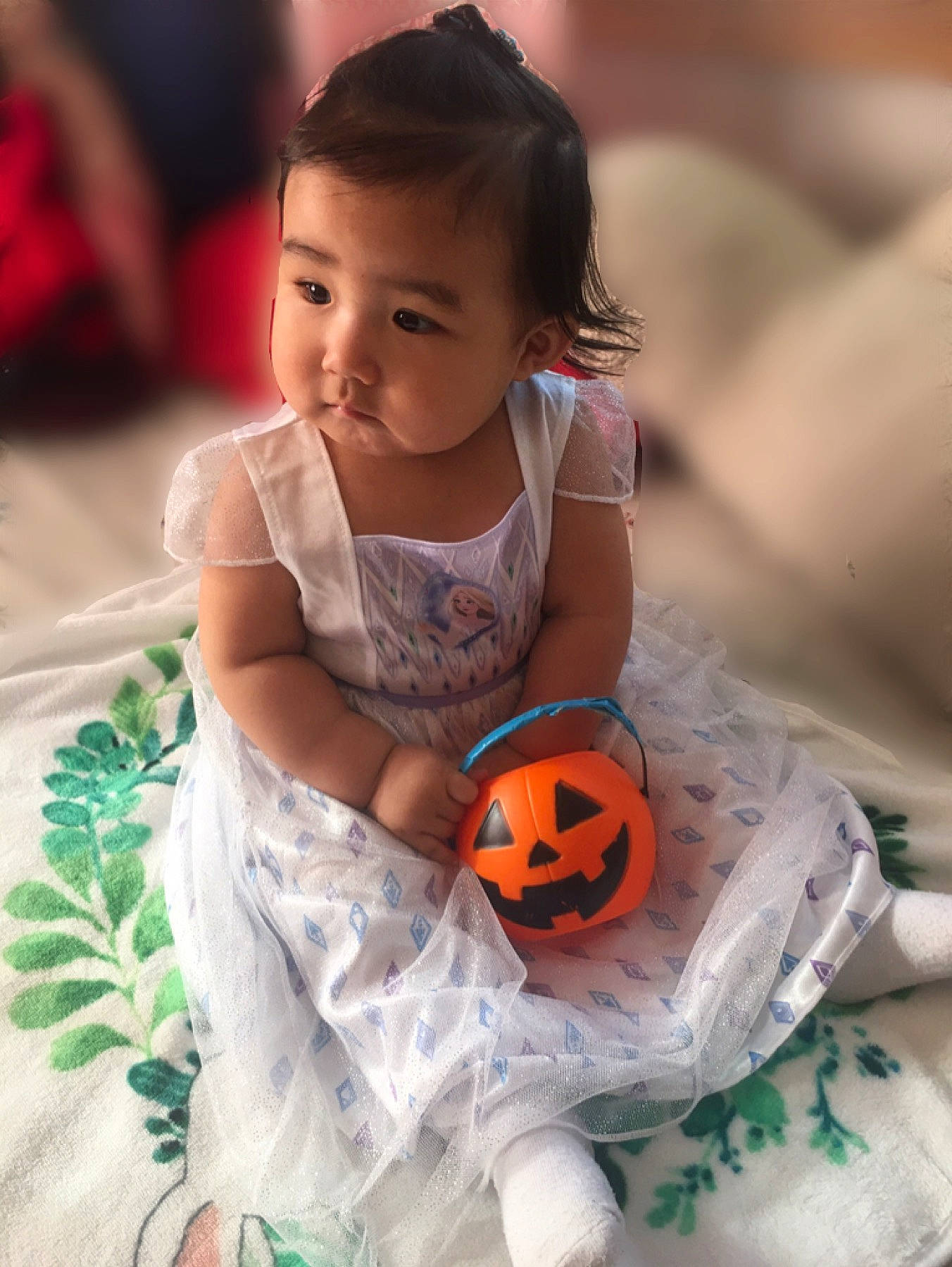 Celeste joined the competition — help win amazing prizes! baby, baby_toddler_clothing, ball, football, person, pumpkin, toy, trick_or_treat, vegetable