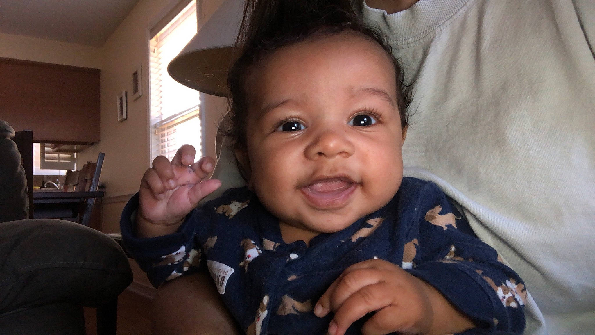 Marcellus joined the competition — help win amazing prizes! baby, cheek, child, ear, eye, face, facial_expression, finger, forehead, gesture, hand, head, lip, mouth, nose, person, skin, smile, thumb, toddler