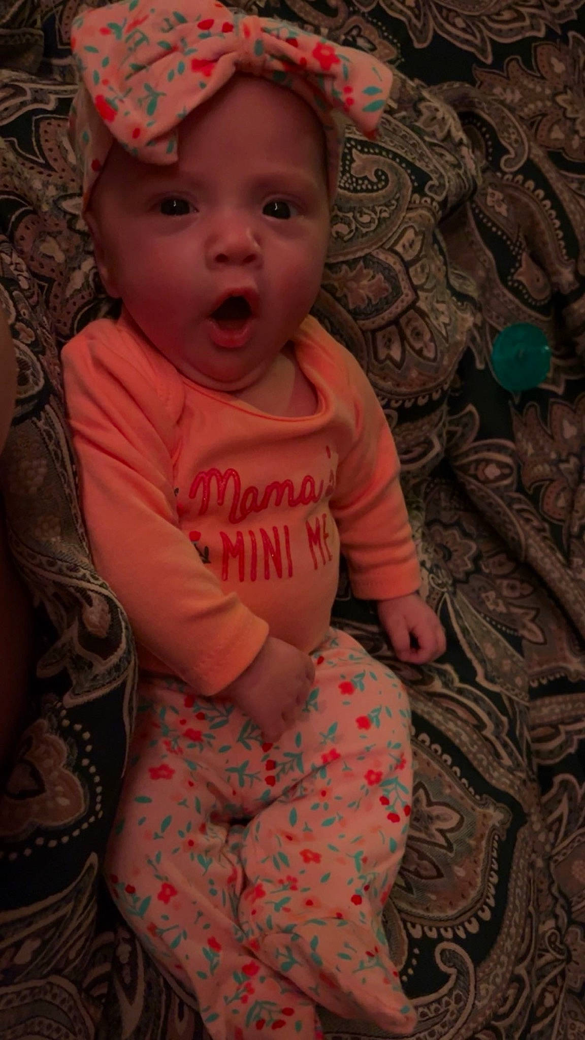 Allison joined the competition — help win amazing prizes! arm, baby, baby_toddler_clothing, cheek, chin, eye, face, facial_expression, hairstyle, hand, happy, head, headwear, human_body, iris, lip, mouth, nose, organ, person