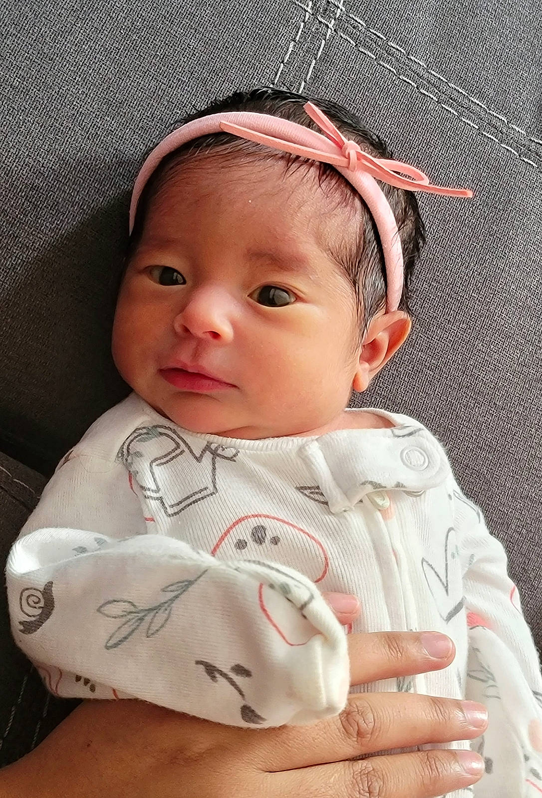 Camilla joined the competition — help win amazing prizes! baby, baby_toddler_clothing, cheek, chin, dress, ear, eye, eyebrow, eyelash, happy, head, iris, lip, mouth, nose, person, pink, skin, sleeve, textile