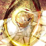 Vecchio a rejoint le concours — aidez-le/la à gagner de superbes lots ! animal, artistic, blur, cat, circular_pattern, double_exposure, face_overlay, flower_pot, fur, garden, grass, light_effect, nature, outdoor, pet, portrait, relaxation, sleeping, stone_floor, whiskers