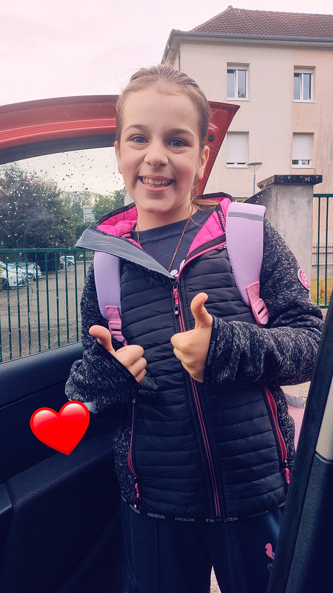 Yasmine participe au concours pour gagner de l'argent avec cette photo : adult, bodypart, car, clothing, coat, face, female, finger, hand, head, jacket, knitwear, person, photography, portrait, sweater, symbol, transportation, vehicle, woman